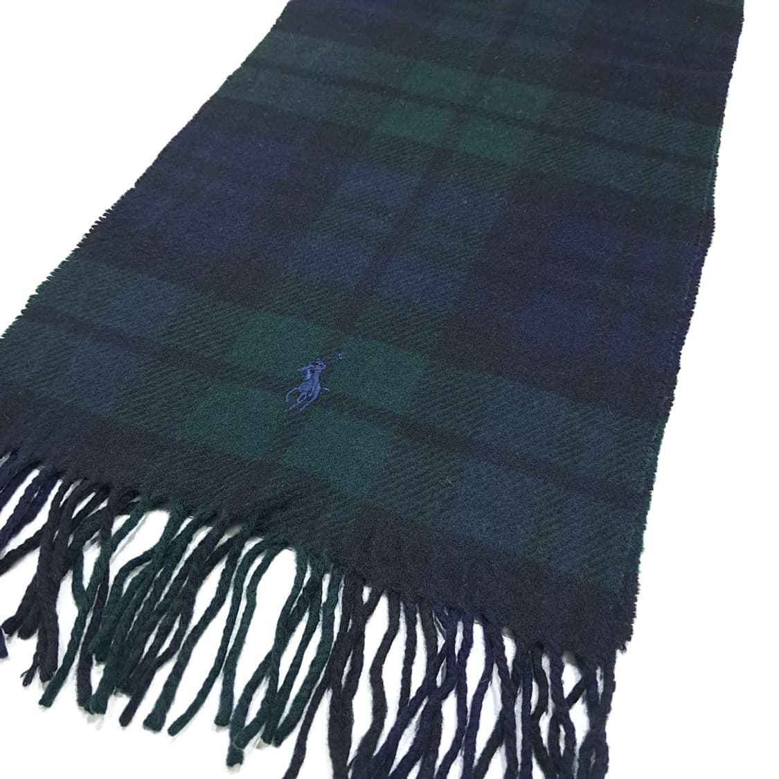 MX599 폴로 00s 이태리판 램스울 블랙워치 머플러 목도리 상품이미지4