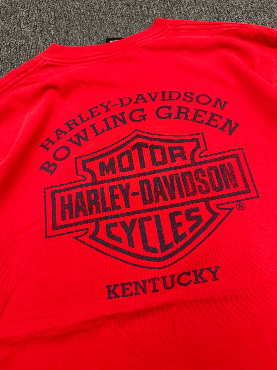 M)할리데이비슨 빈티지 프린팅 Kentucky 반팔 상품이미지6