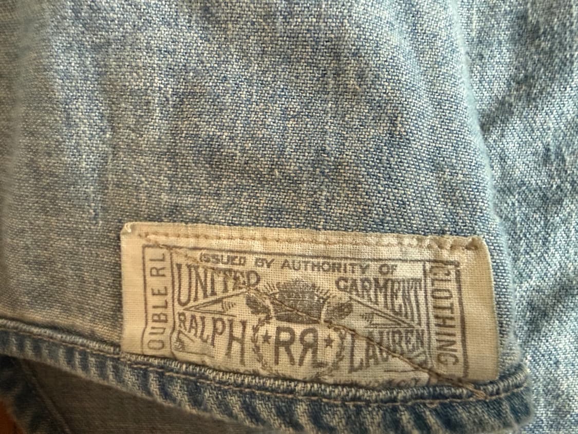 RRL 인디고 데님 워크 셔츠 상품이미지6