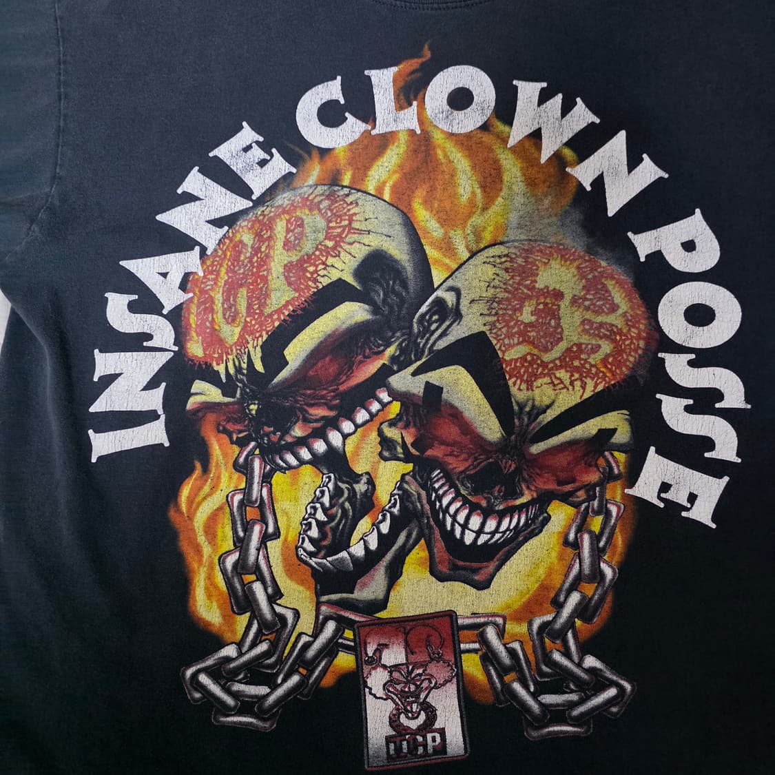 [XL] 00s ICP 트윈 스컬 빈티지 랩티 밴드티 트래쉬드 상품이미지2