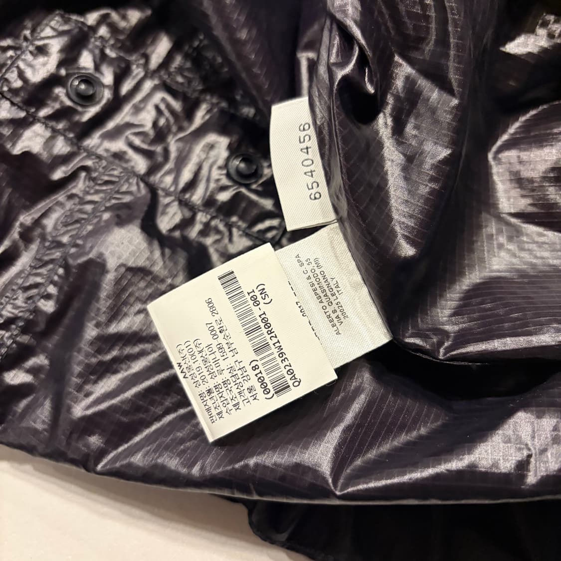 [XS] 19ss 아스페시 나일론 바람막이 코트 블랙 수입택 D823 상품이미지8