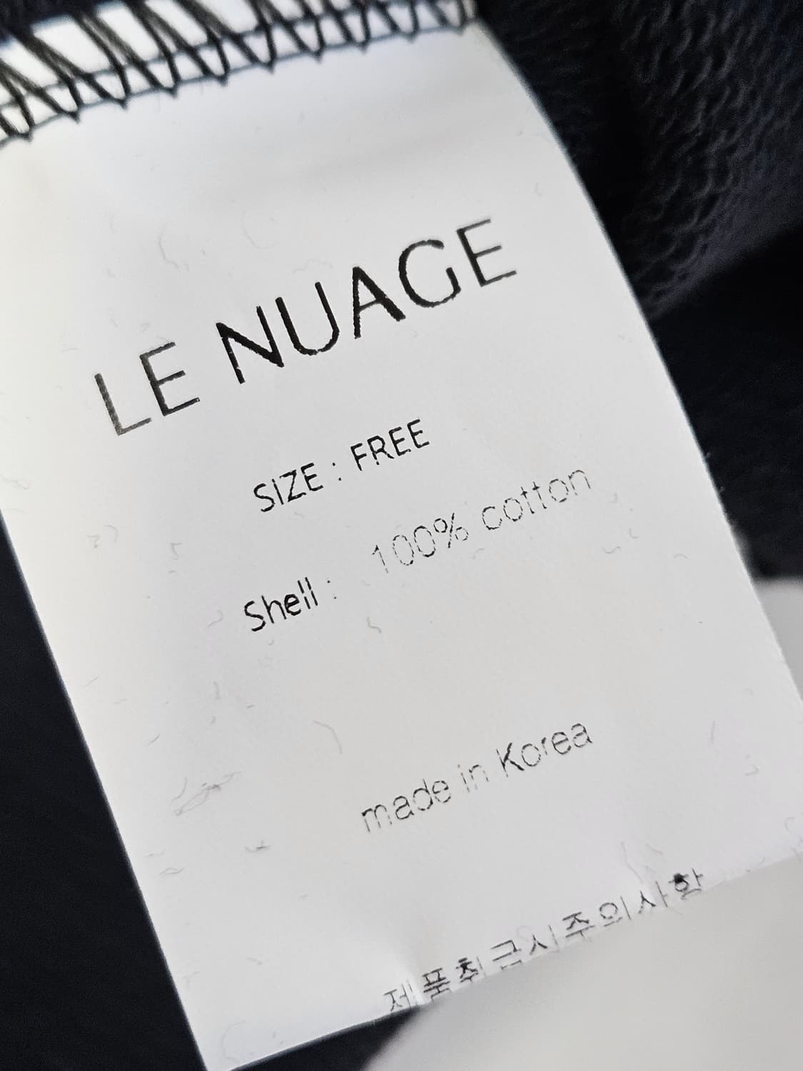 LE NUAGE 르누아즈 카라넥 긴팔티셔츠 클래식 F 상품이미지3