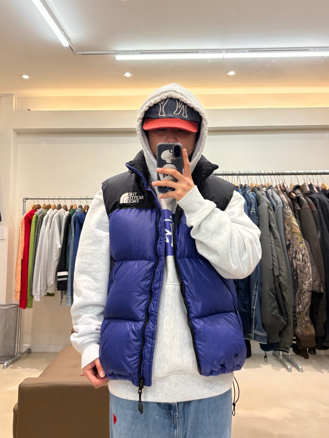 더 노스페이스 700 눕시 패딩 베스트 상품이미지5