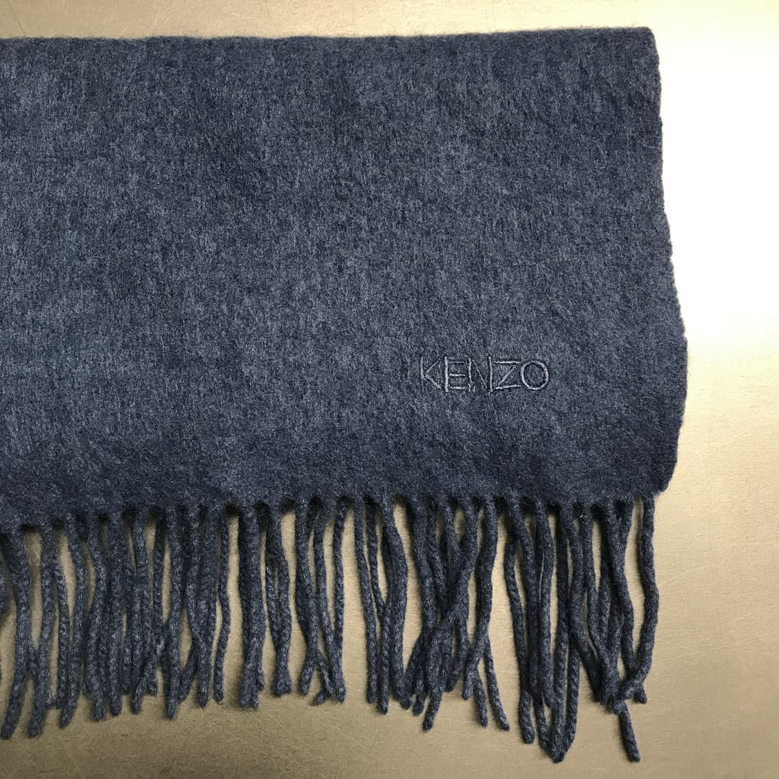겐조 로고 블루 머플러 상품이미지3