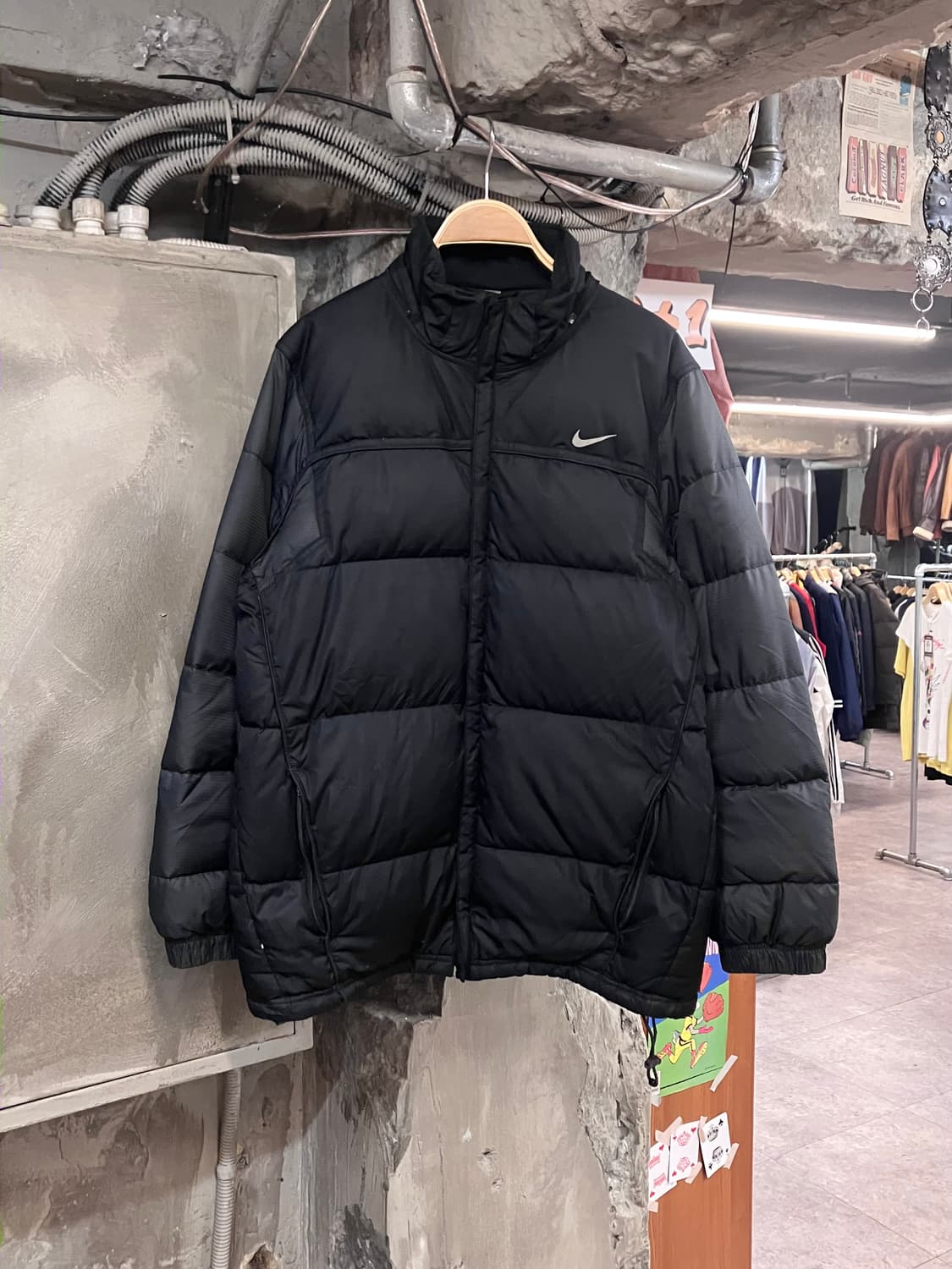 나이키 핏 스톰 패딩 블랙 M  #csz3182 상품이미지1