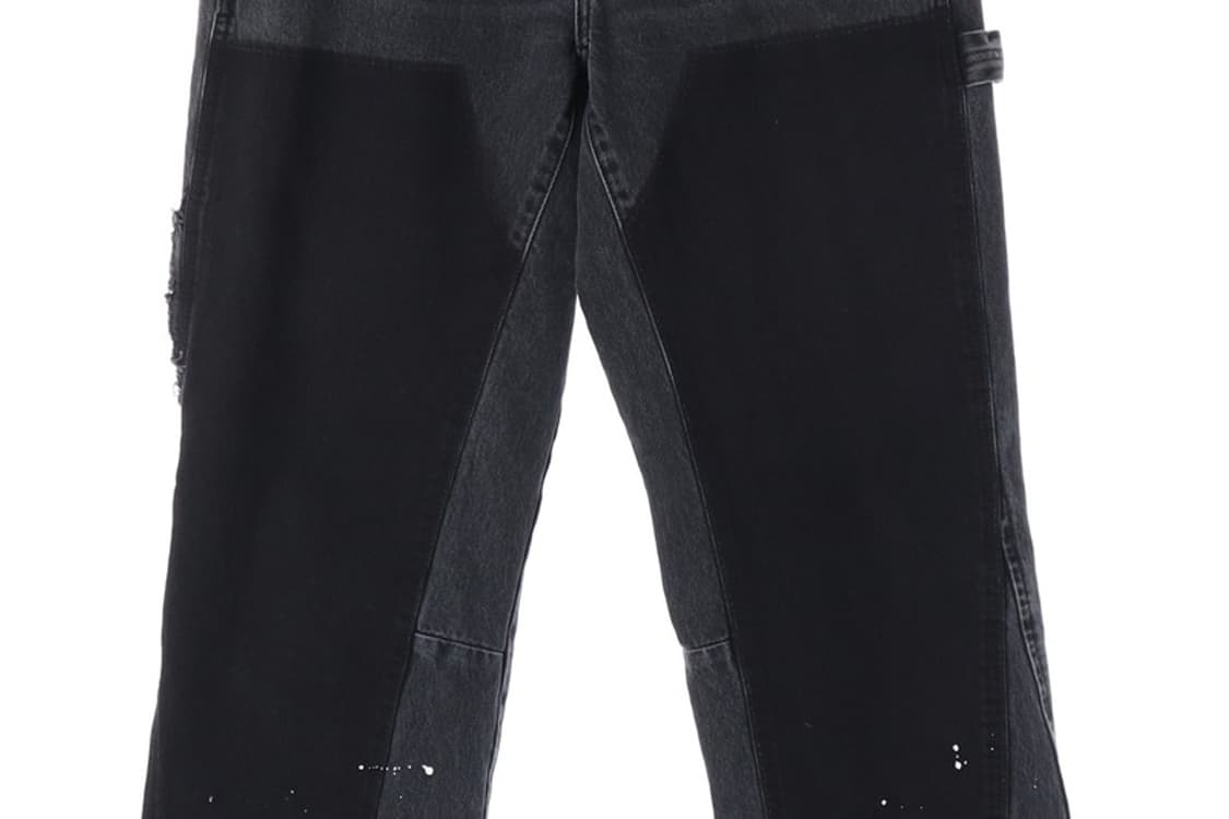 ZARA 페인팅 배색 유니크 데님 팬츠 32 상품이미지4