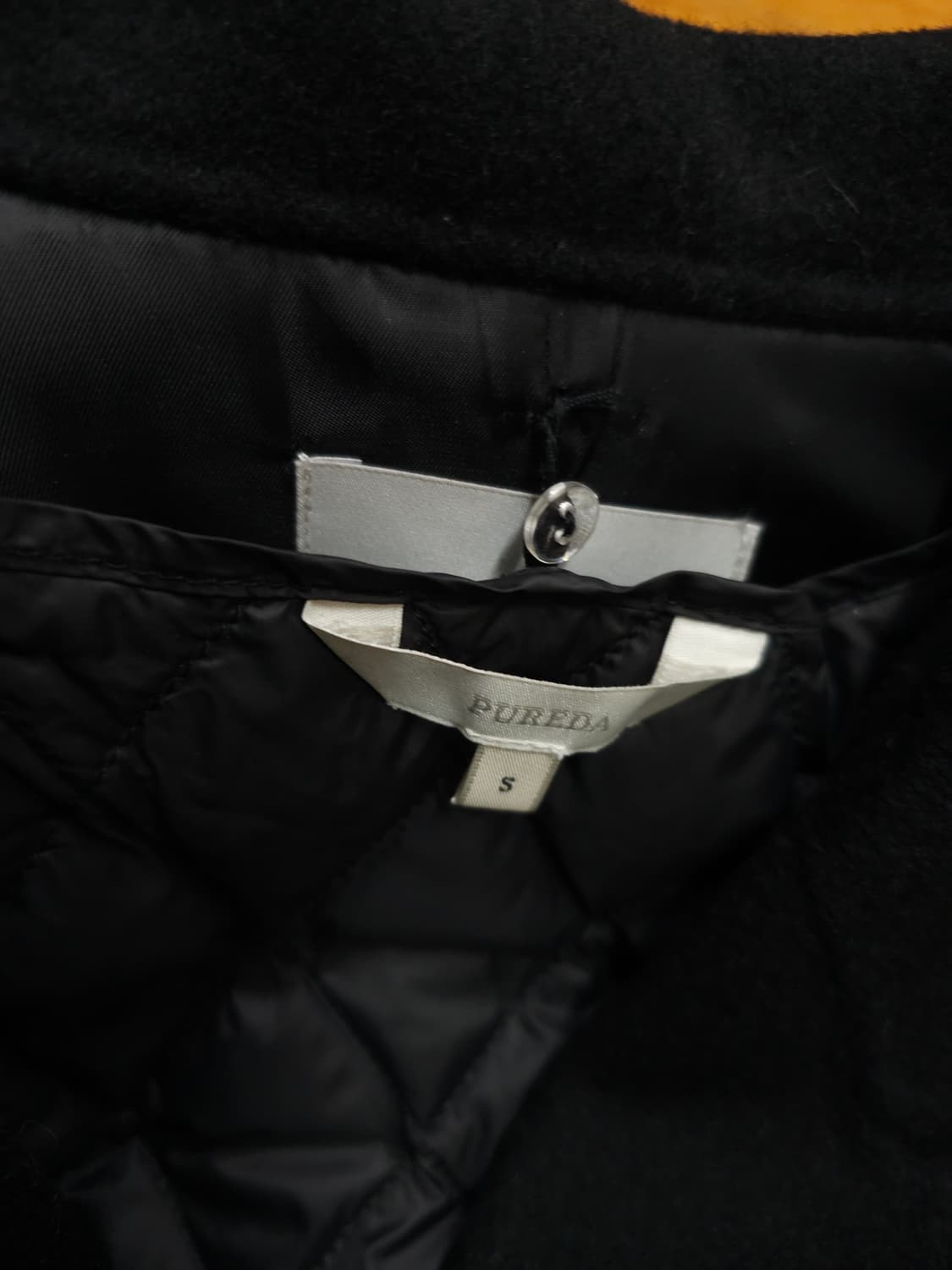 퓨어다 메리노울100% 구스패딩 핸드메이드 코트 상품이미지7