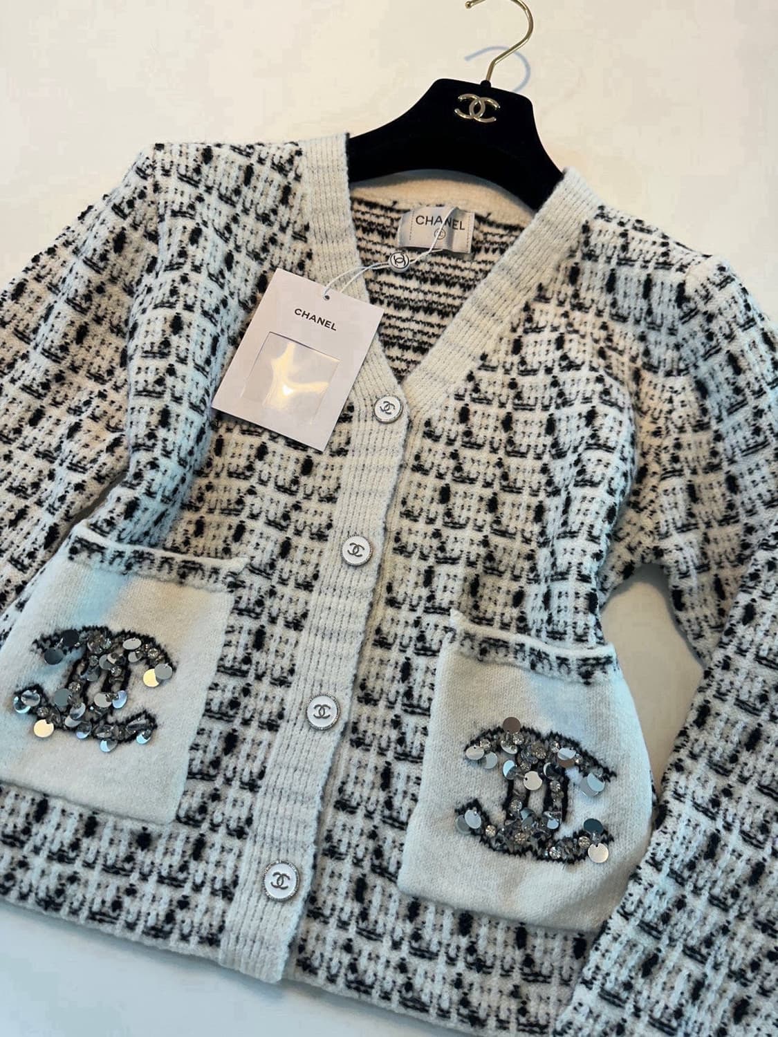(새상품)샤넬가디건 상품이미지5