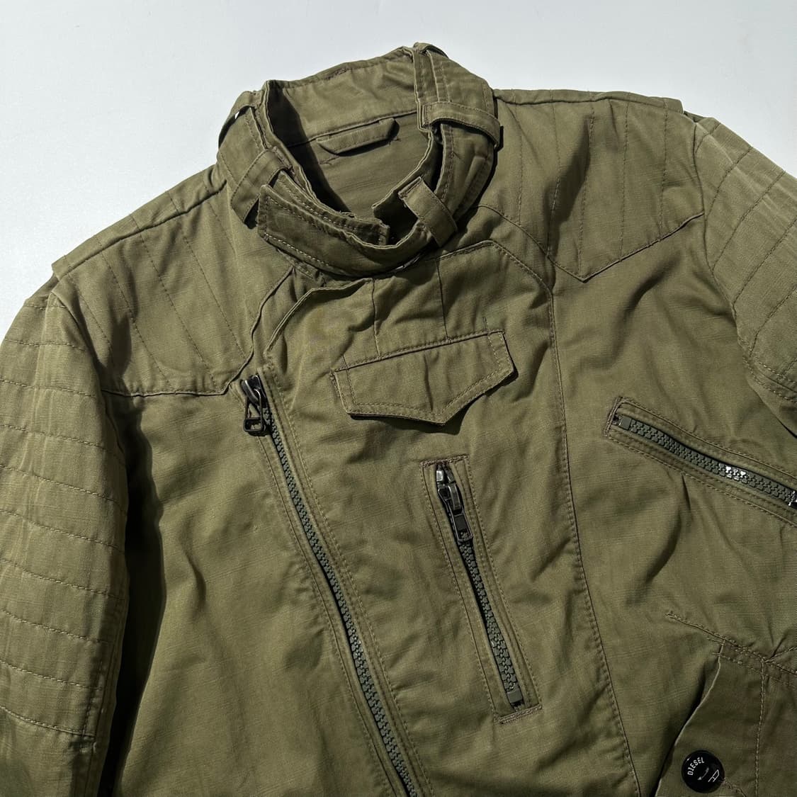 디젤 밀리터리 멀티 바이커 자켓 상품이미지3
