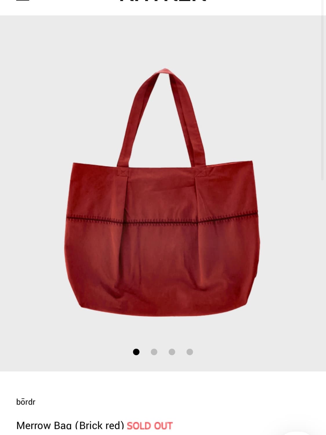 bordr merrow bag 보더 백 상품이미지1