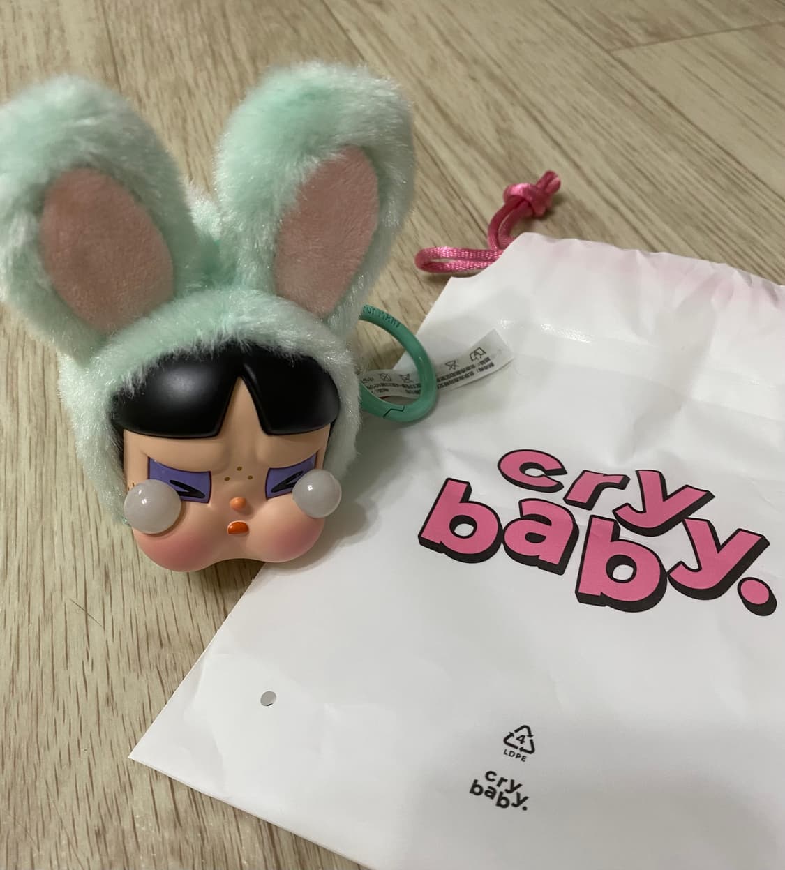 크라이베이비 파워퍼프걸 토끼 버터컵 키링 상품이미지1