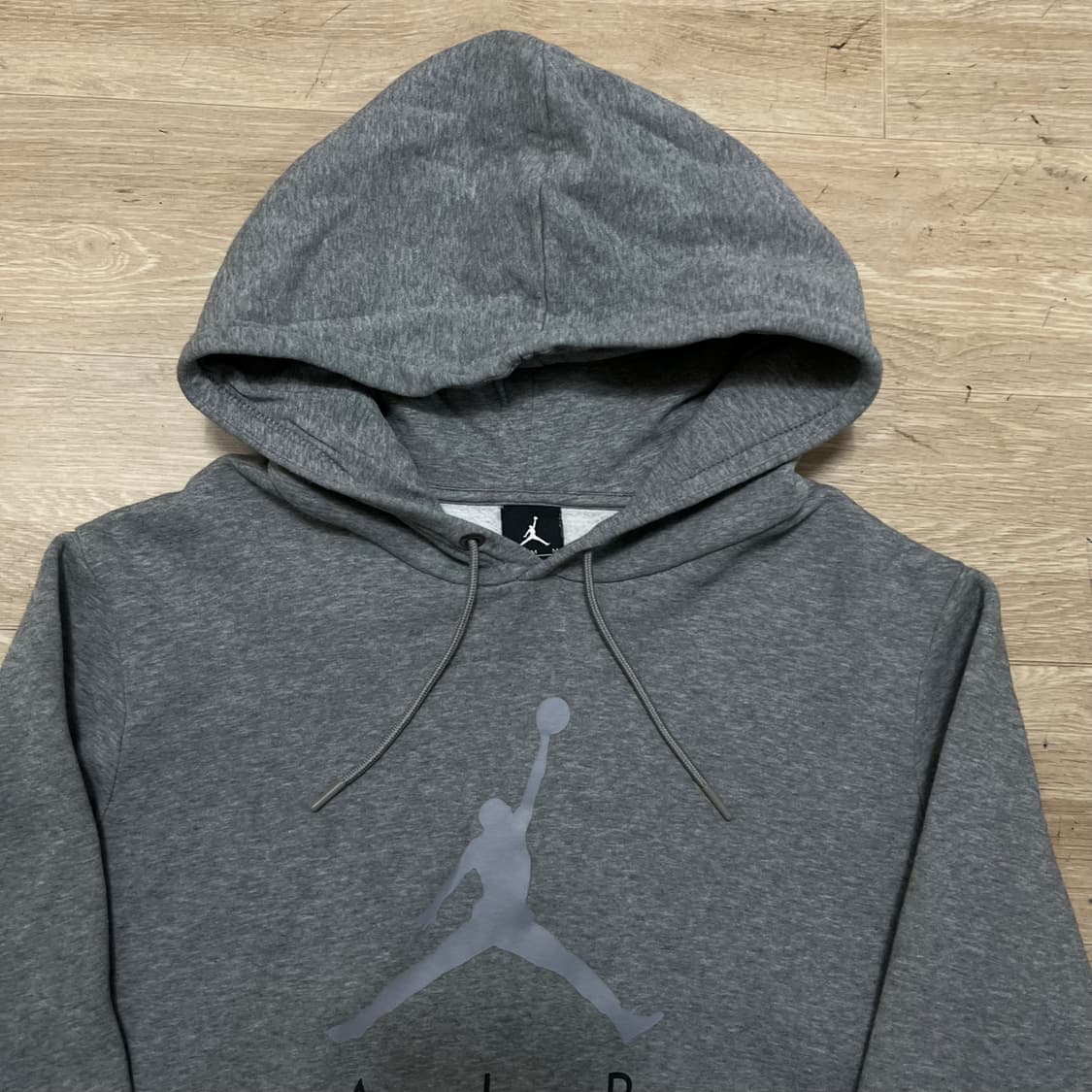 조던 에어 빅로고 남성 기모 후드티 [그레이] M/95 상품이미지2