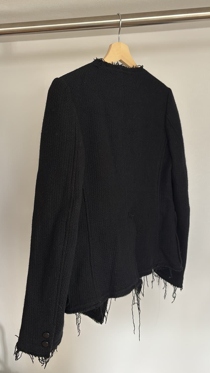 Y's Distressed Wool Jacket 상품이미지7