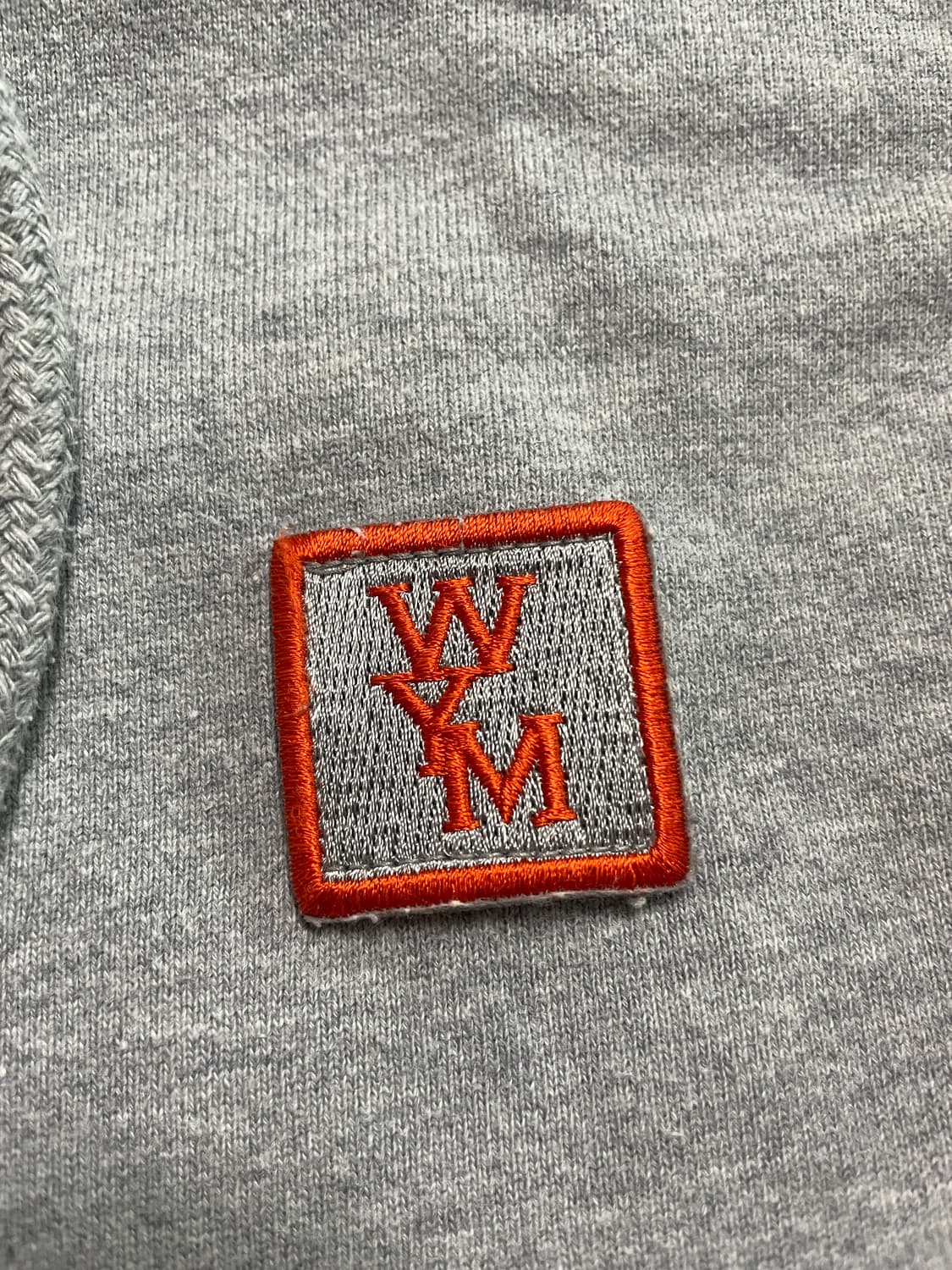 우영미 백로고 후드 그레이 상품이미지6