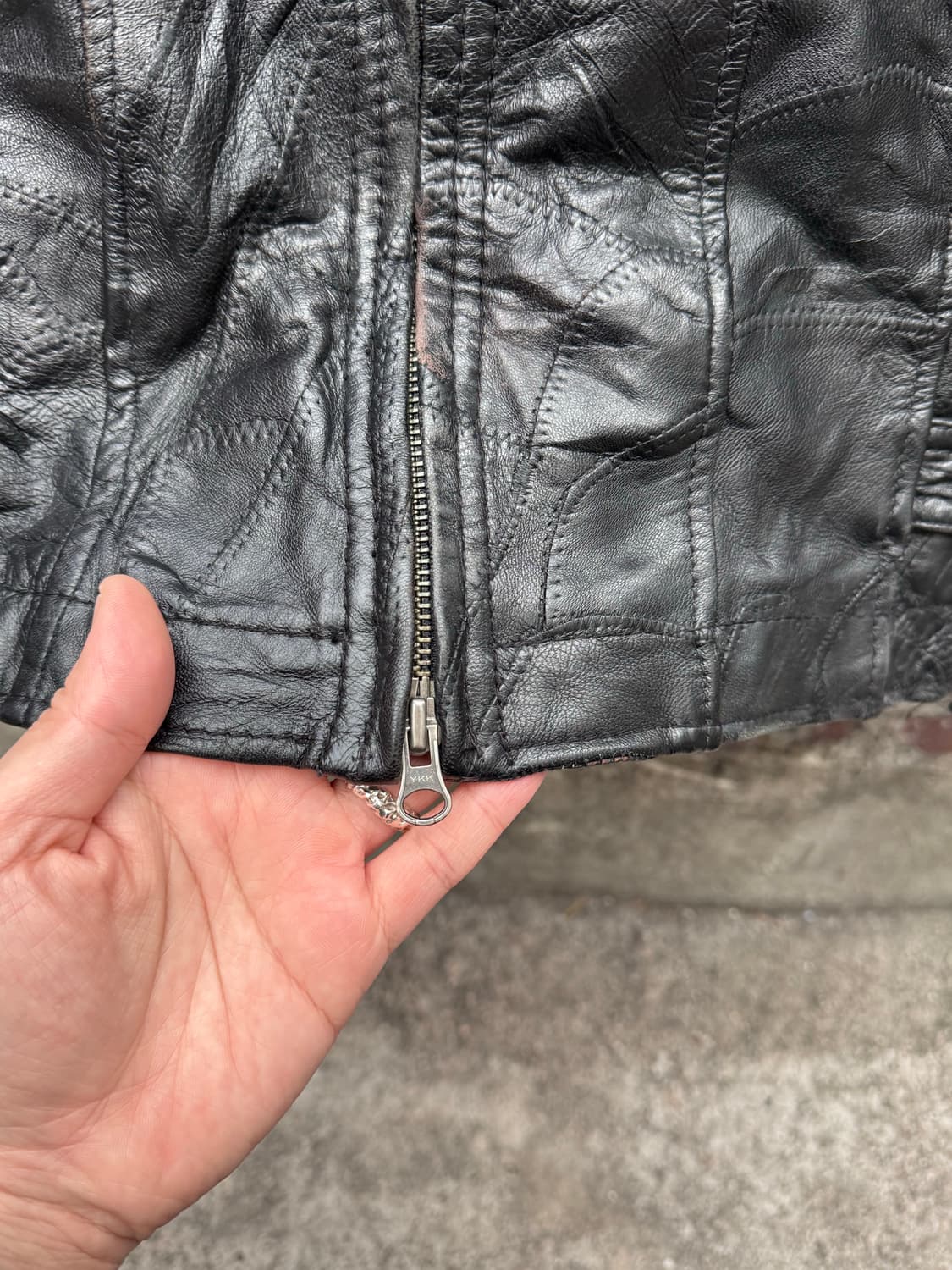 Semantic Design 양가죽 투웨이 라이더 가죽자켓  상품이미지7