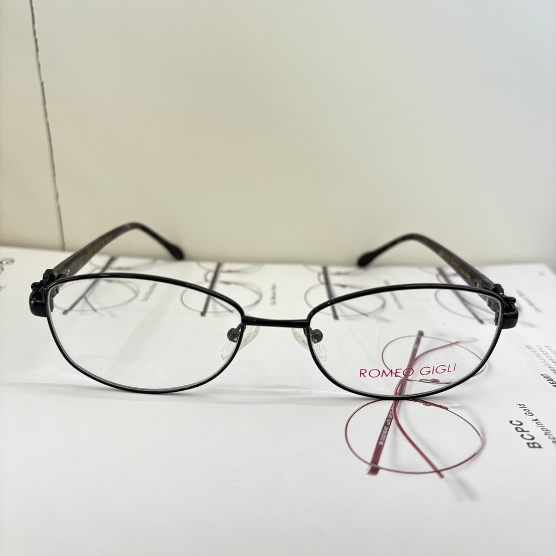 ROMEO GIGLI 블랙 메탈 빈티지 안경 상품이미지3