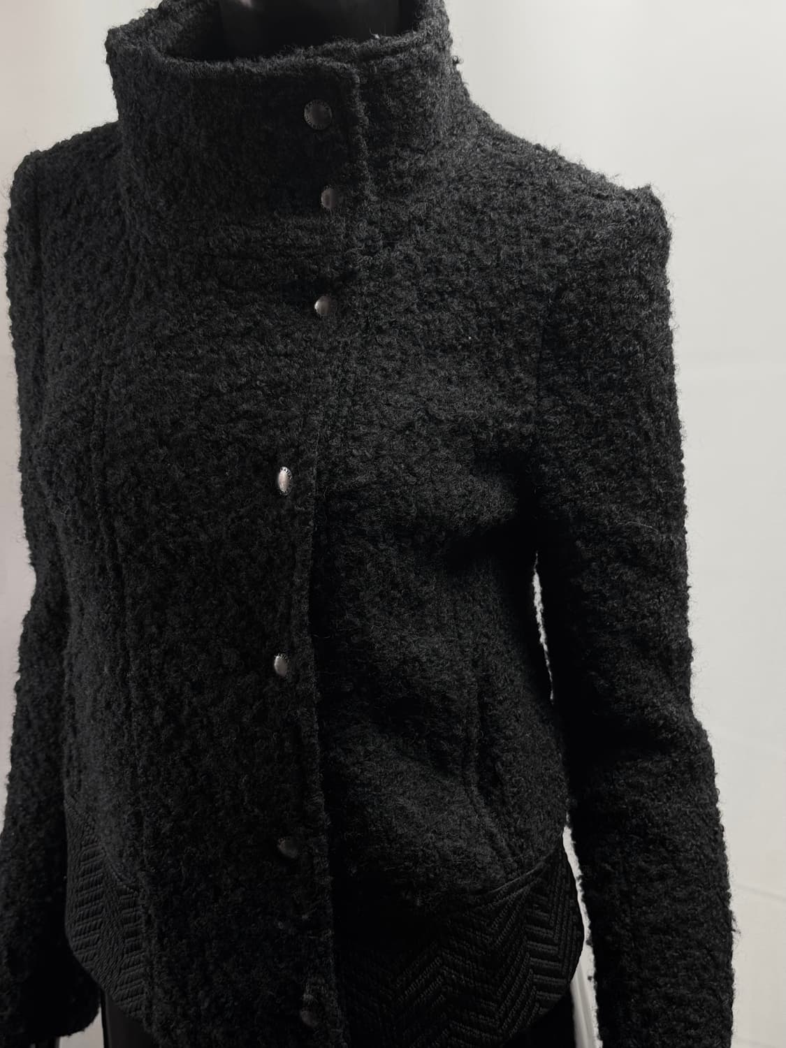 banana republic / 바나나리퍼블릭 하이넥 크롭 버튼 자켓 상품이미지2