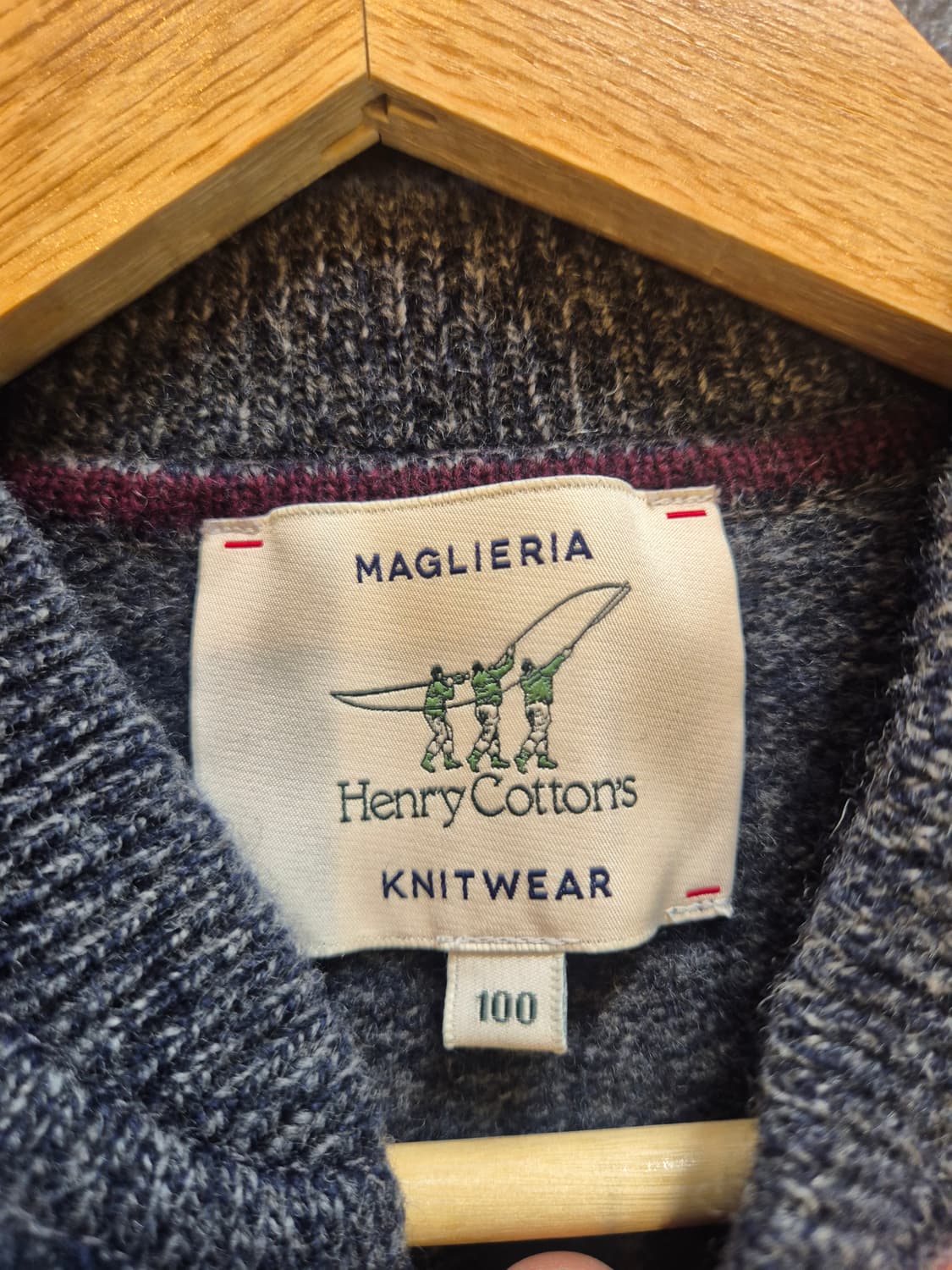 헨리코튼(Henry Cotton's) 브랜드의 남성 니트 -100 상품이미지2