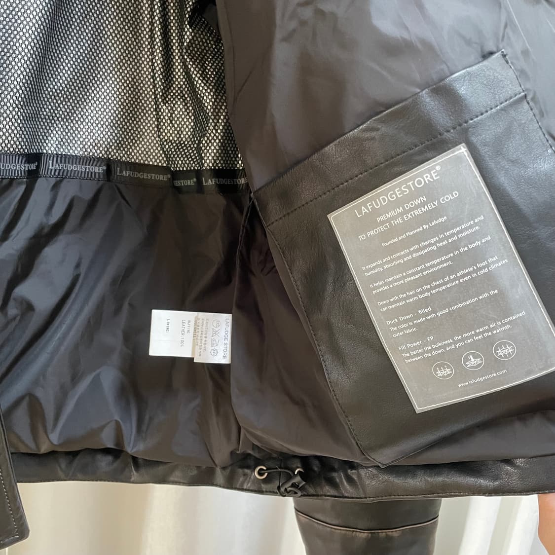 라퍼지스토어 가죽 덕다운패딩 XL 상품이미지7
