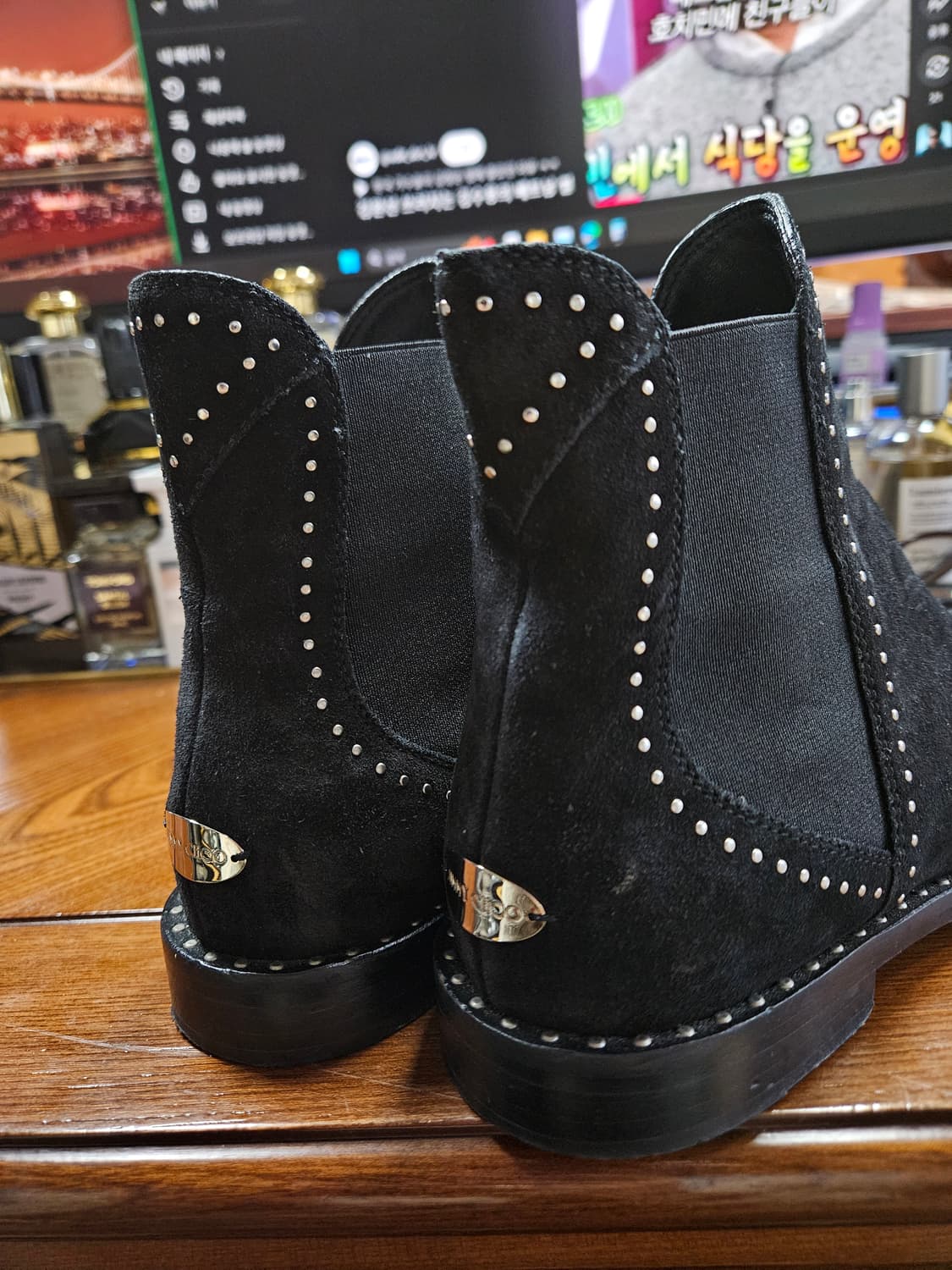 지미추 스웨이드 부츠 37사이즈 상품이미지6