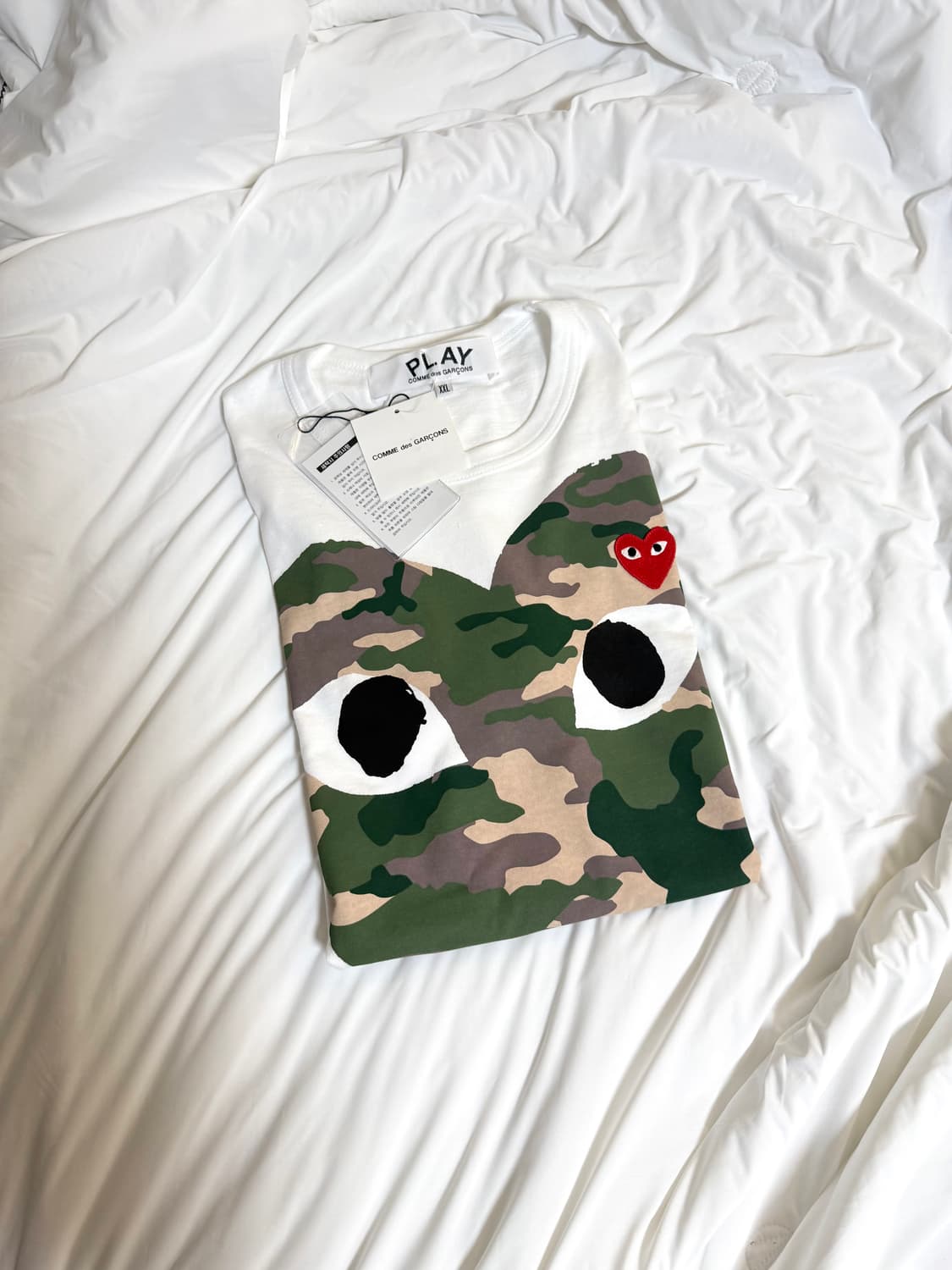 [XXL] Comme des Garcons 꼼데가르송 카모 티셔츠 상품이미지1