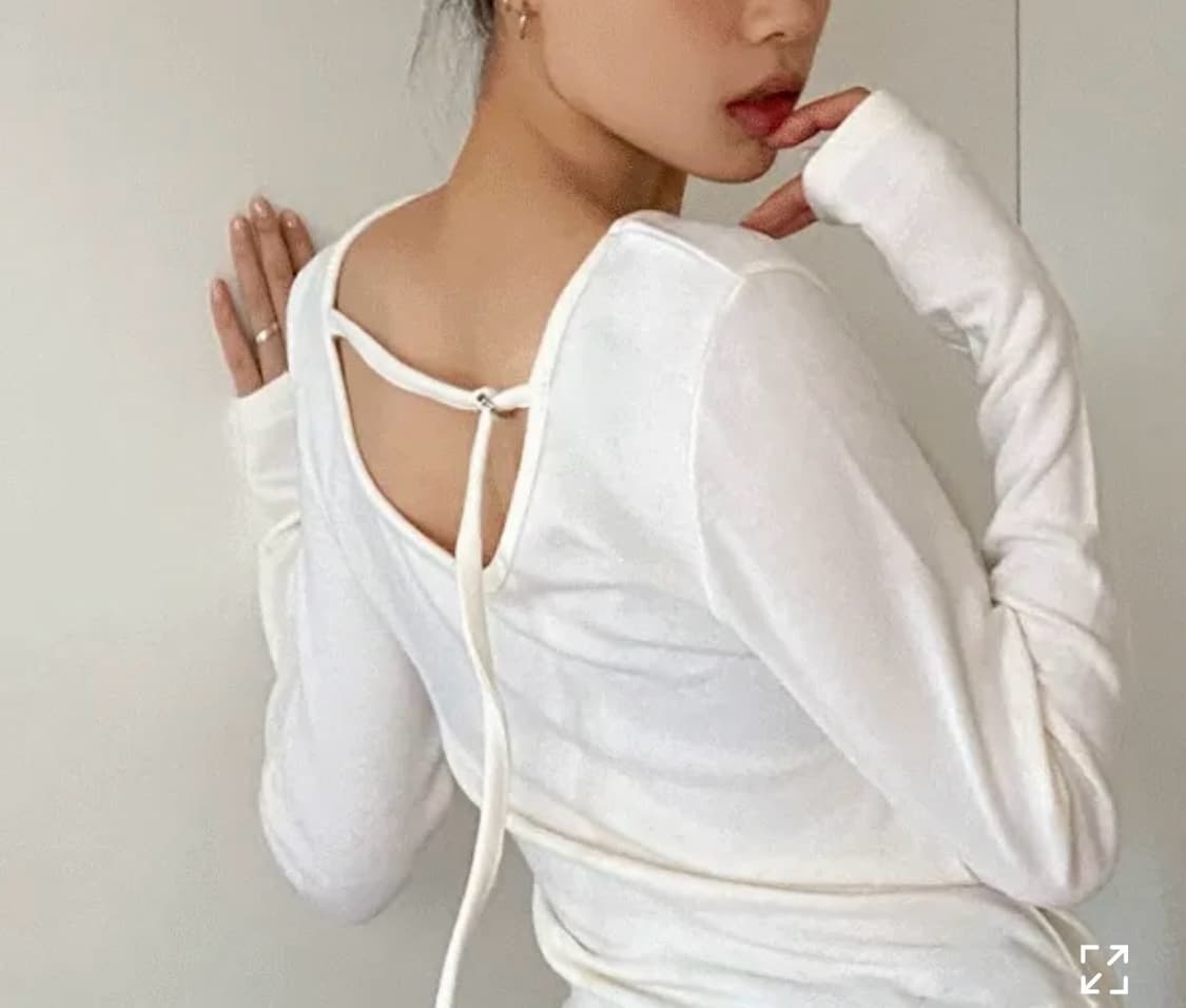 앙고라 뒷트임 티셔츠 상품이미지2