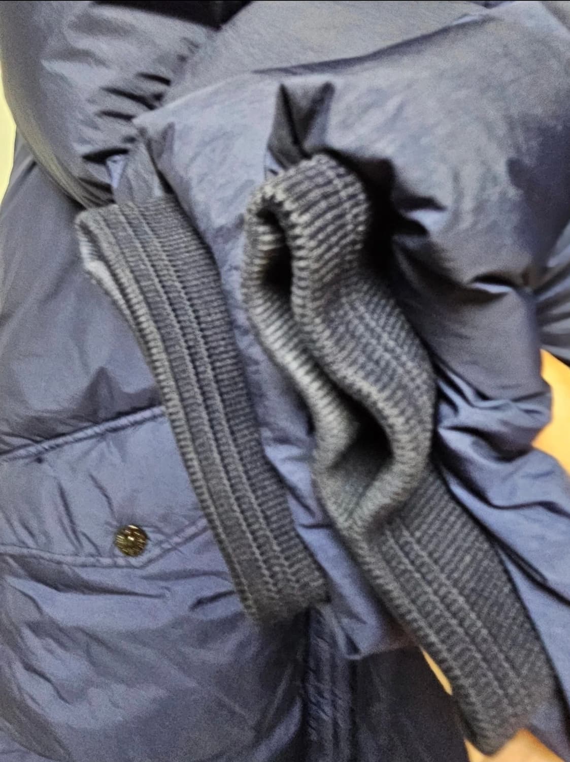 스톤아일랜드 크링클랩스 ny 롱패딩(M/100) 상품이미지5