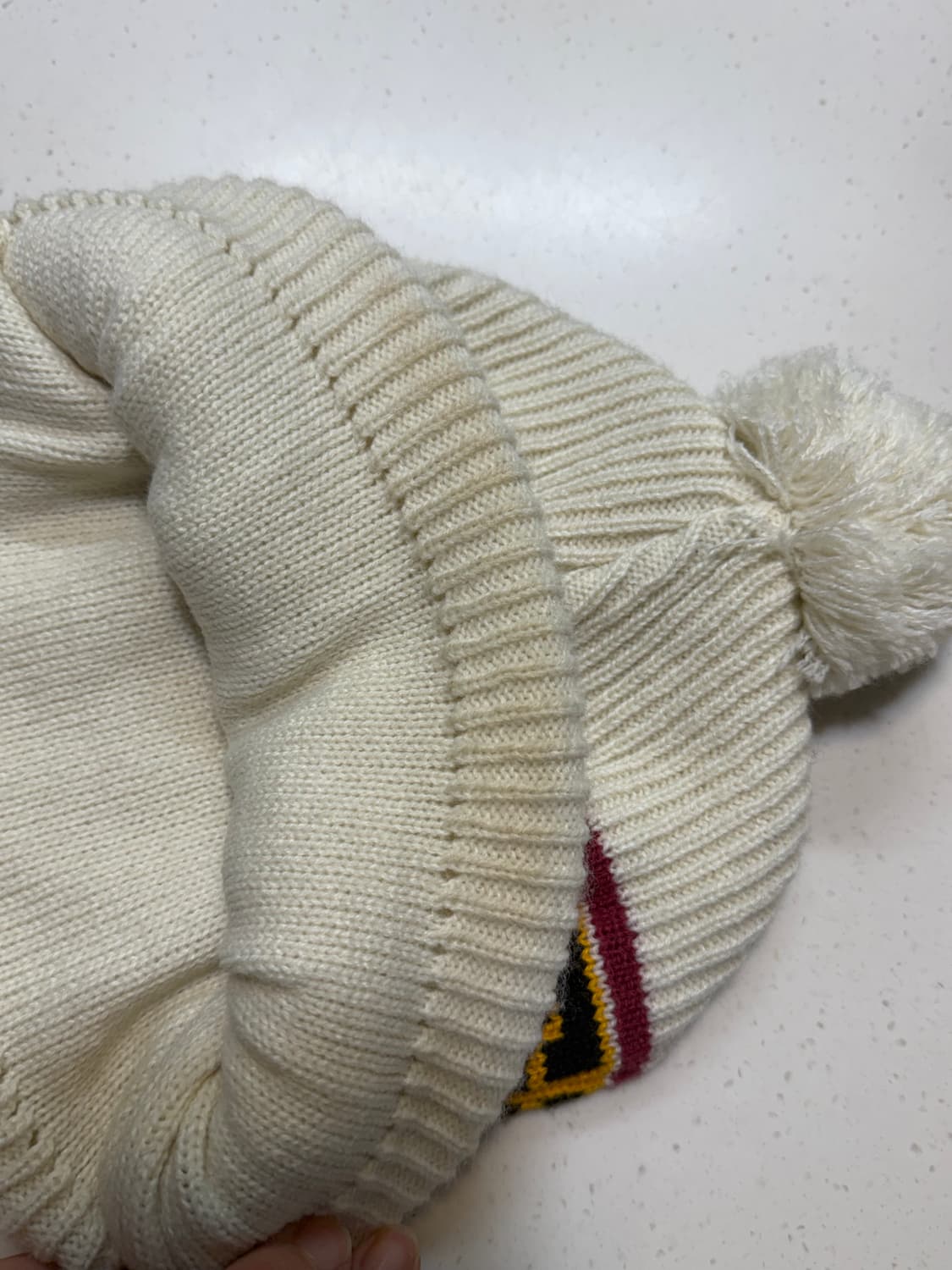 슈프림 24FW 시즌 빅 스트라이프 비니 내츄럴 컬러 상품이미지4