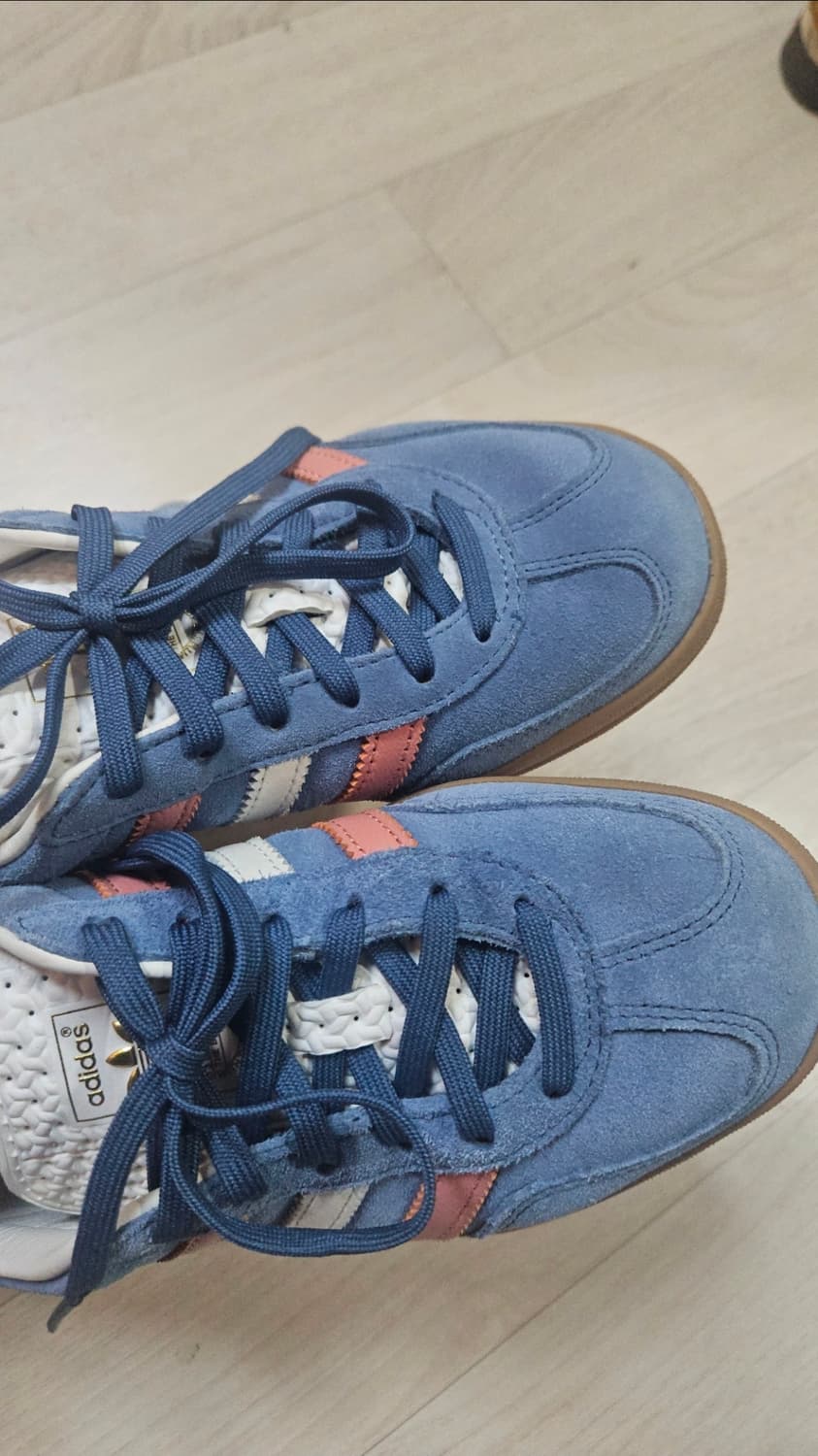 아디다스 가젤 인도어 네이비 핑크 230 상품이미지2