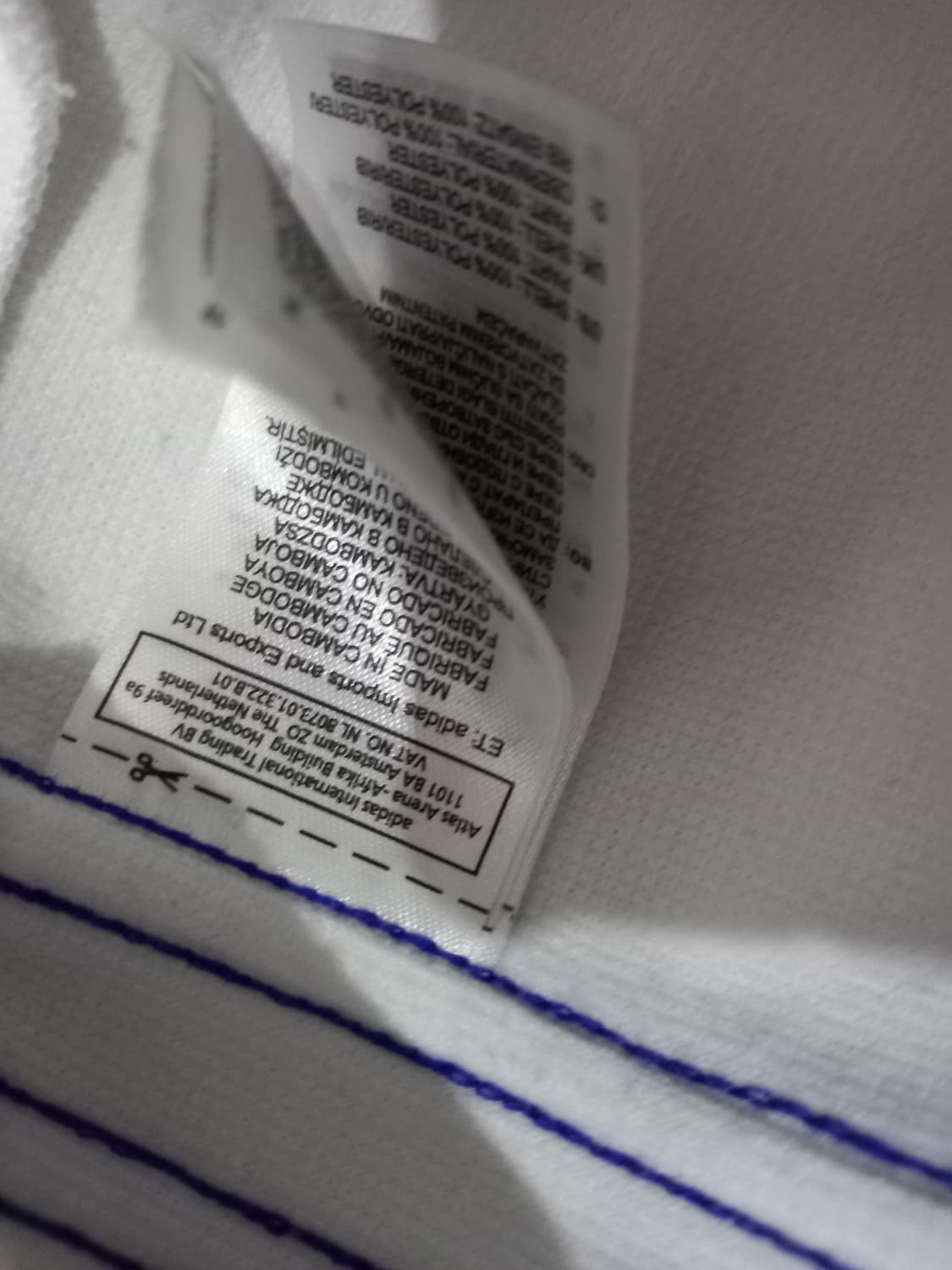 아디다스 희귀 첼시 화이트 트랙탑 저지 져지집업 110/XXL 상품이미지5