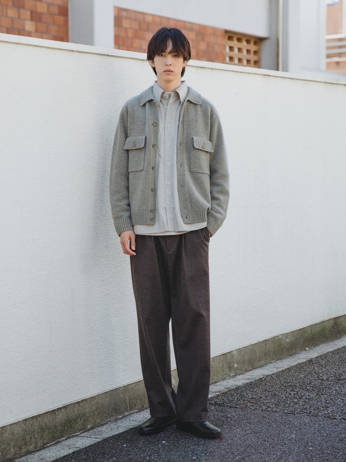 [100] 유니클로 U 르메르 램스울 카디건  상품이미지2