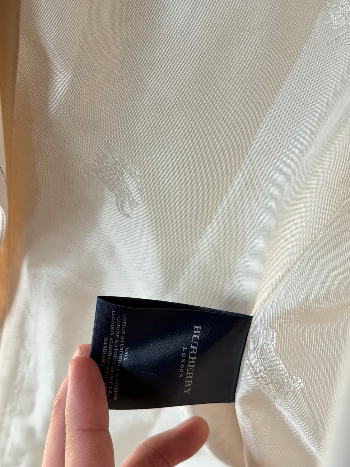 버버리 스트라이프 자켓 여성 S 상품이미지3