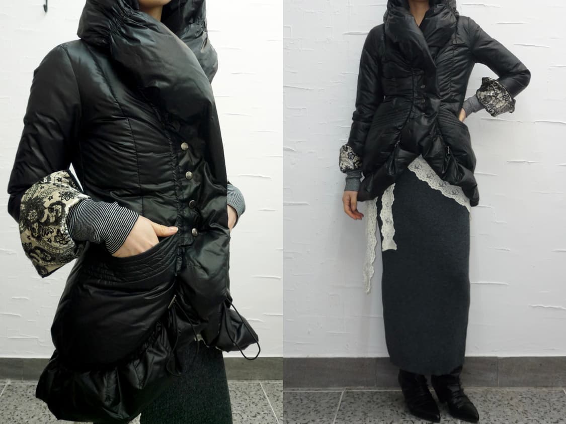 설명참고부탁드려요!)black lined jumper 상품이미지3