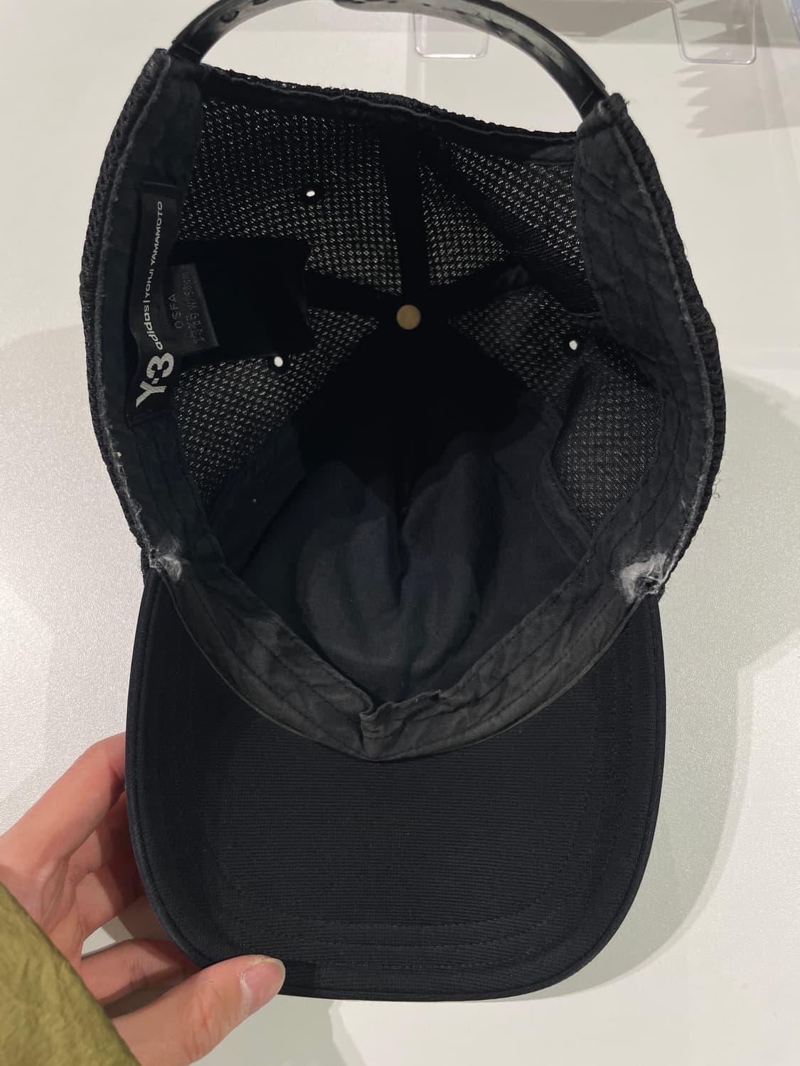 와이쓰리 블랙 로고 메쉬 볼캡 상품이미지10