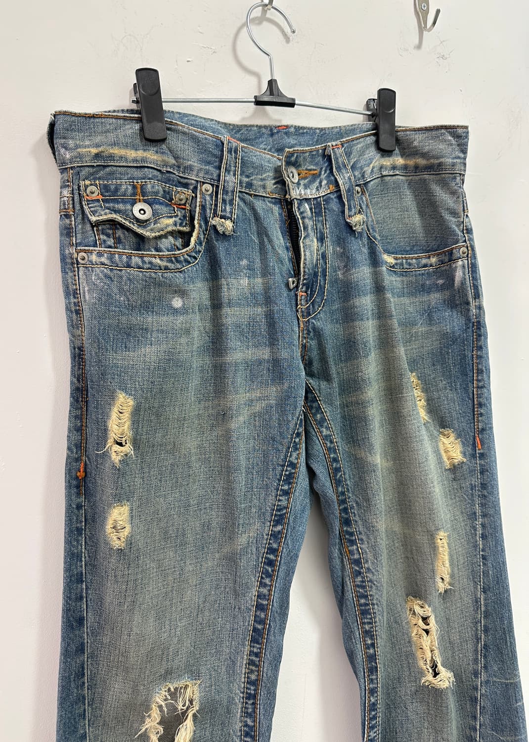 Semantic design silver painting flare 상품이미지6