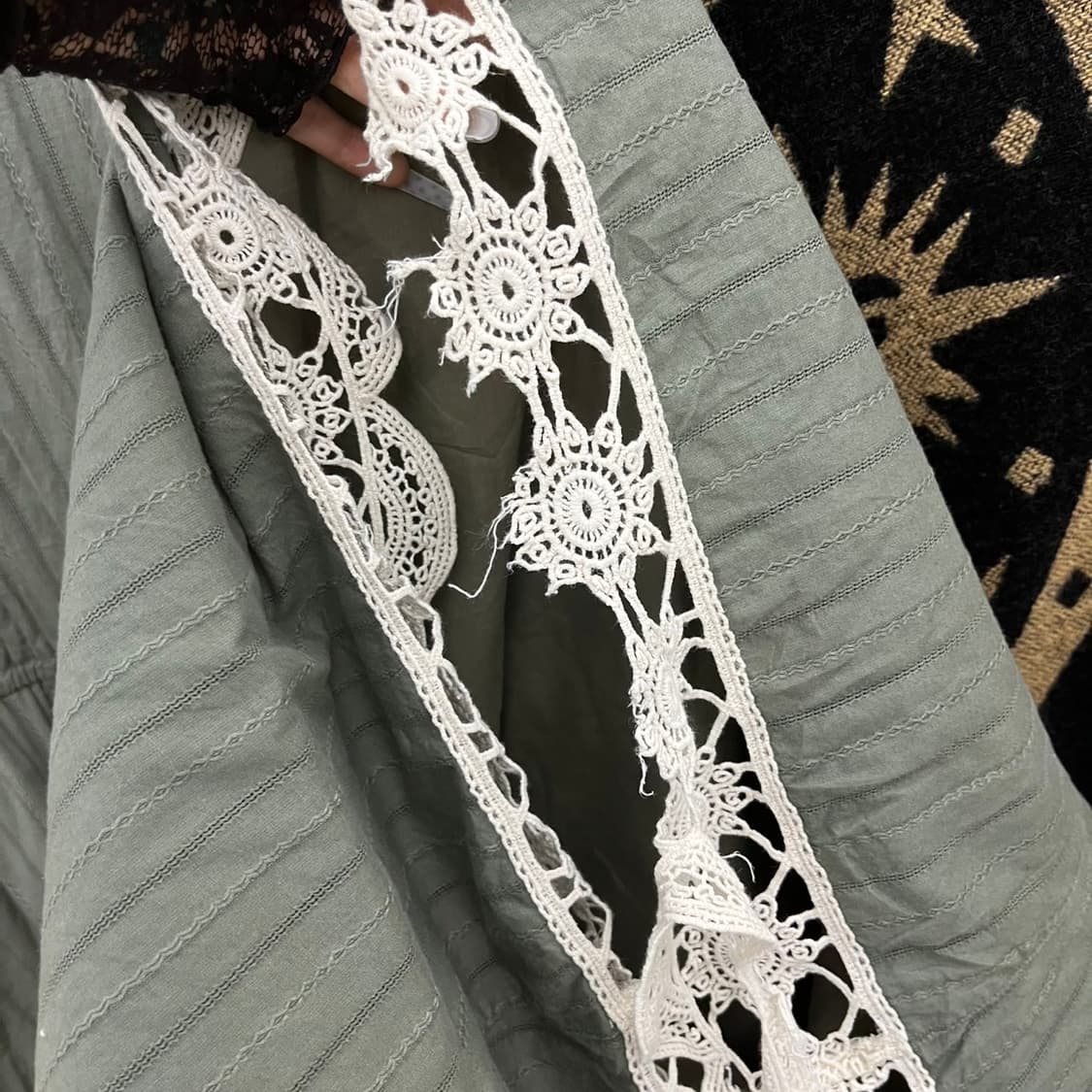 빈티지 러블리 모리걸 레이스 베이비돌 슬리브리스 롱원피스 K0113 상품이미지6