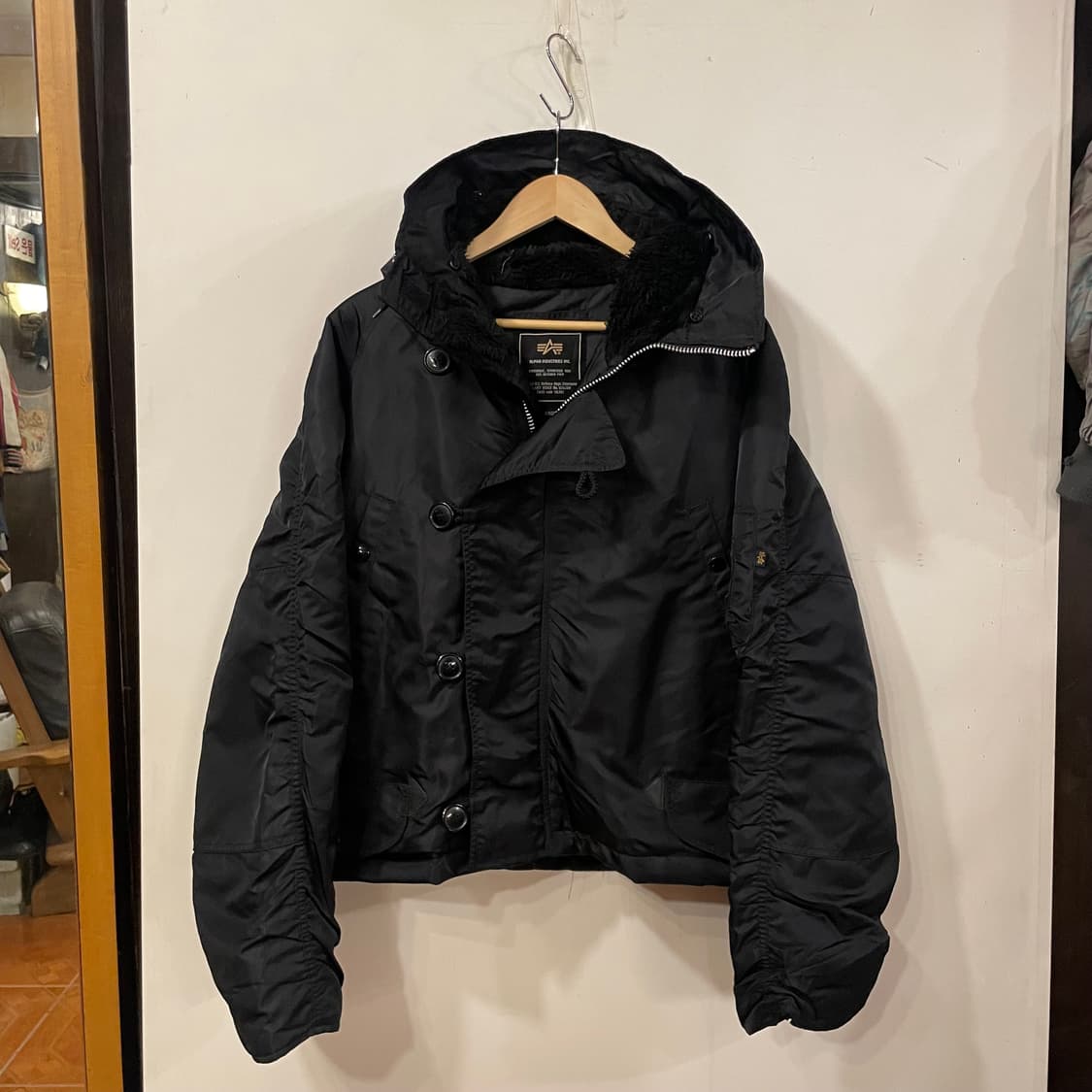 알파인더스트리 리메이크 크롭봄버L 상품이미지3