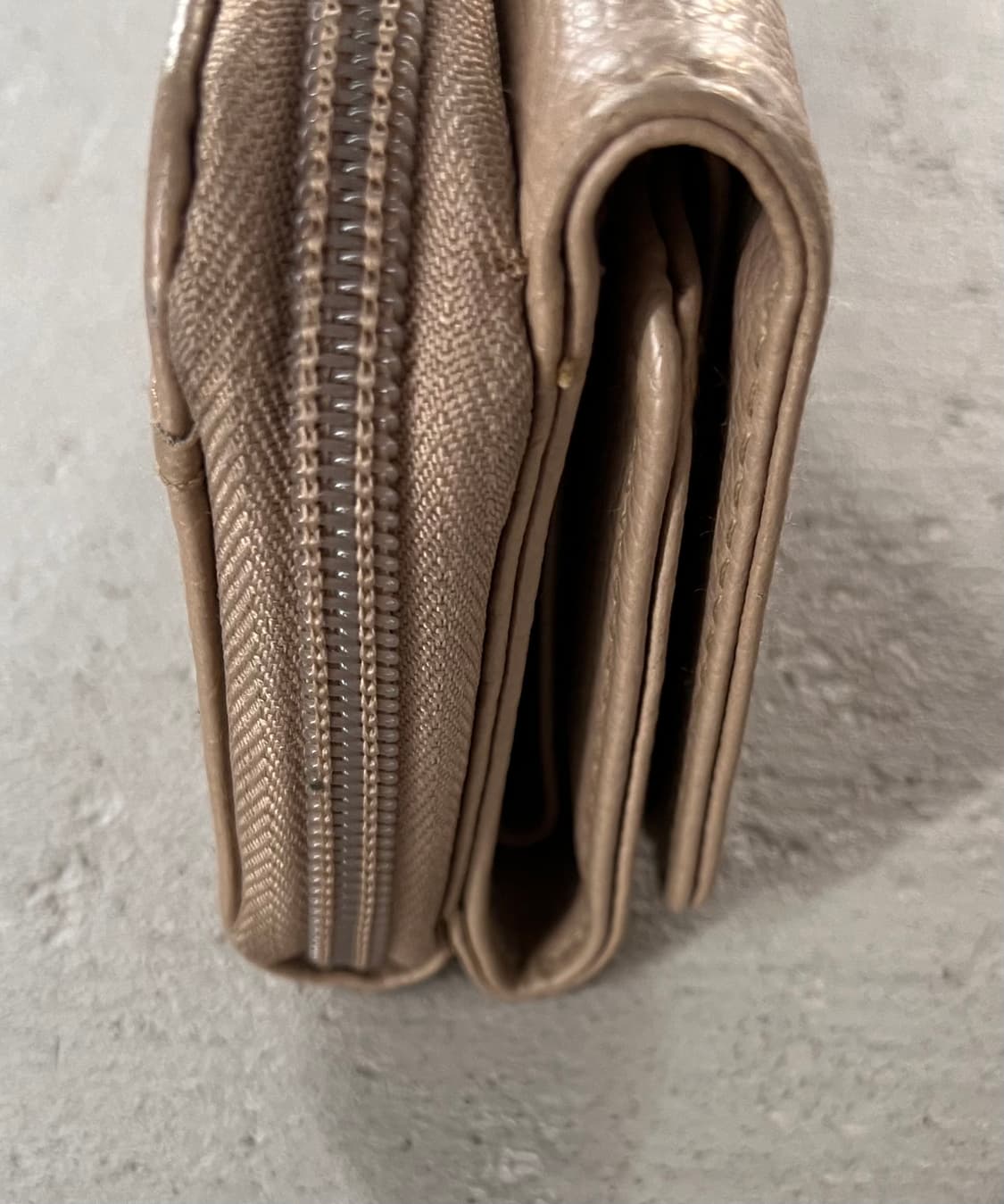 주카 Zucca 3단 반지갑 베이지 상품이미지5