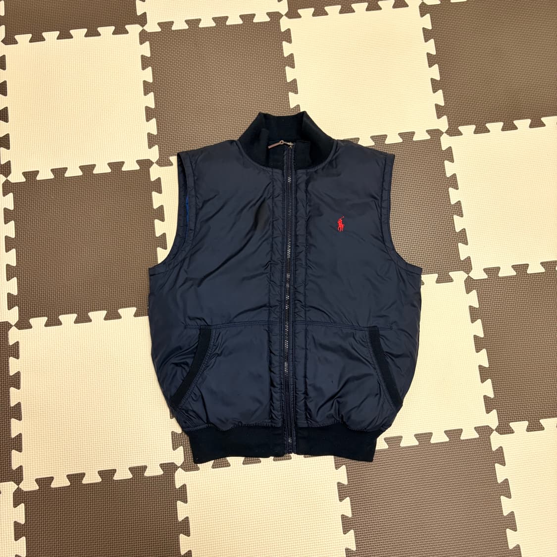 폴로 랄프로렌 조끼패딩 네이비 s 상품이미지1