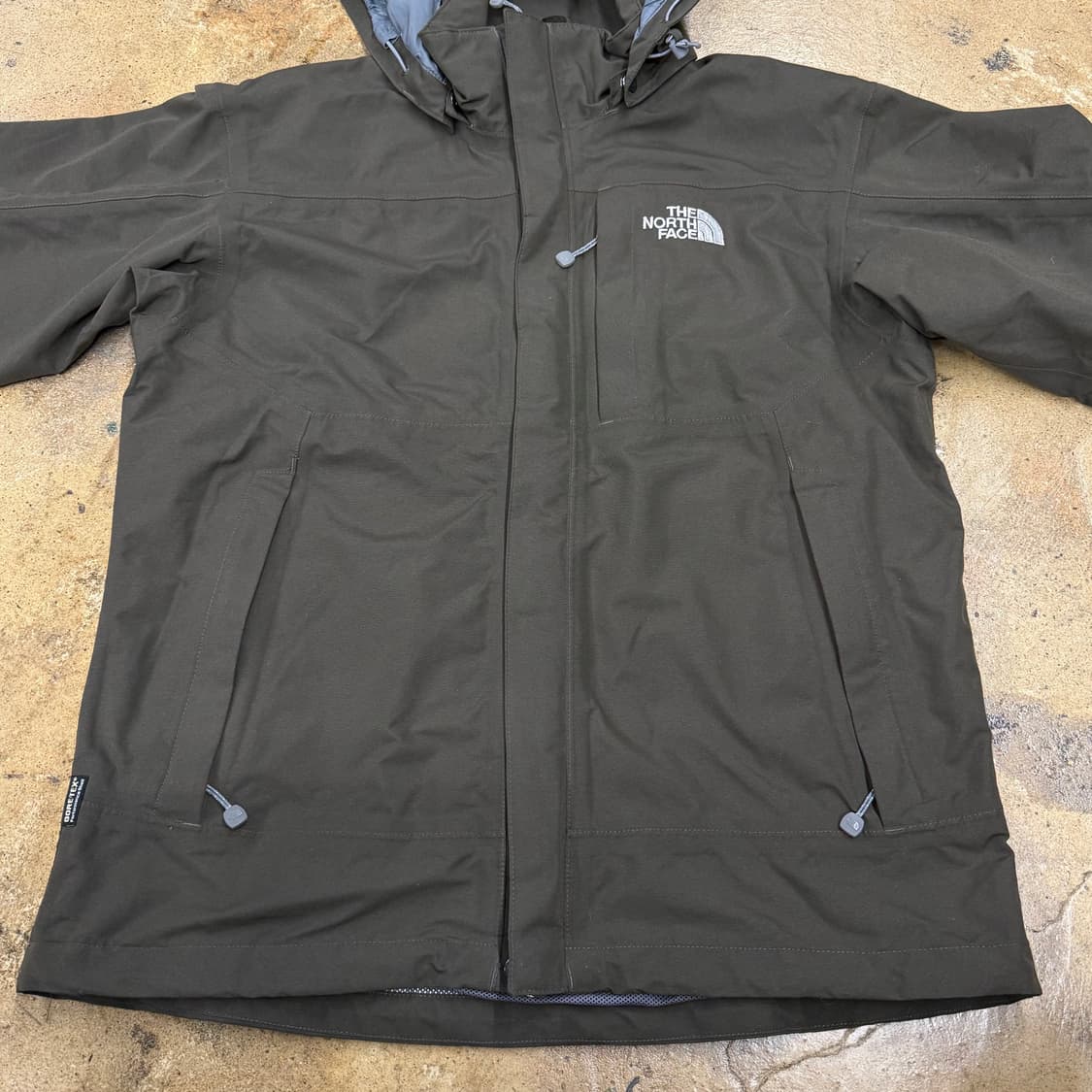 [정품/M] 노스페이스 고어텍스 자켓 카키 b17 상품이미지3