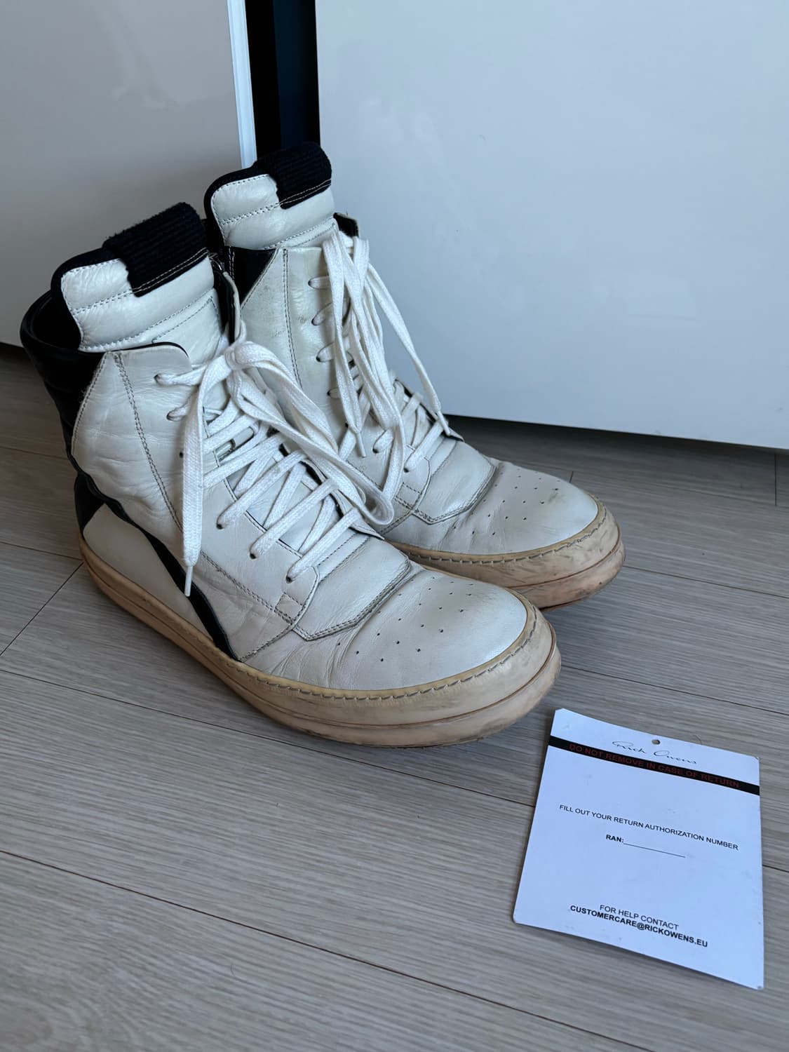 릭오웬스 지오바스켓 숏텅 아카이브 상품이미지2