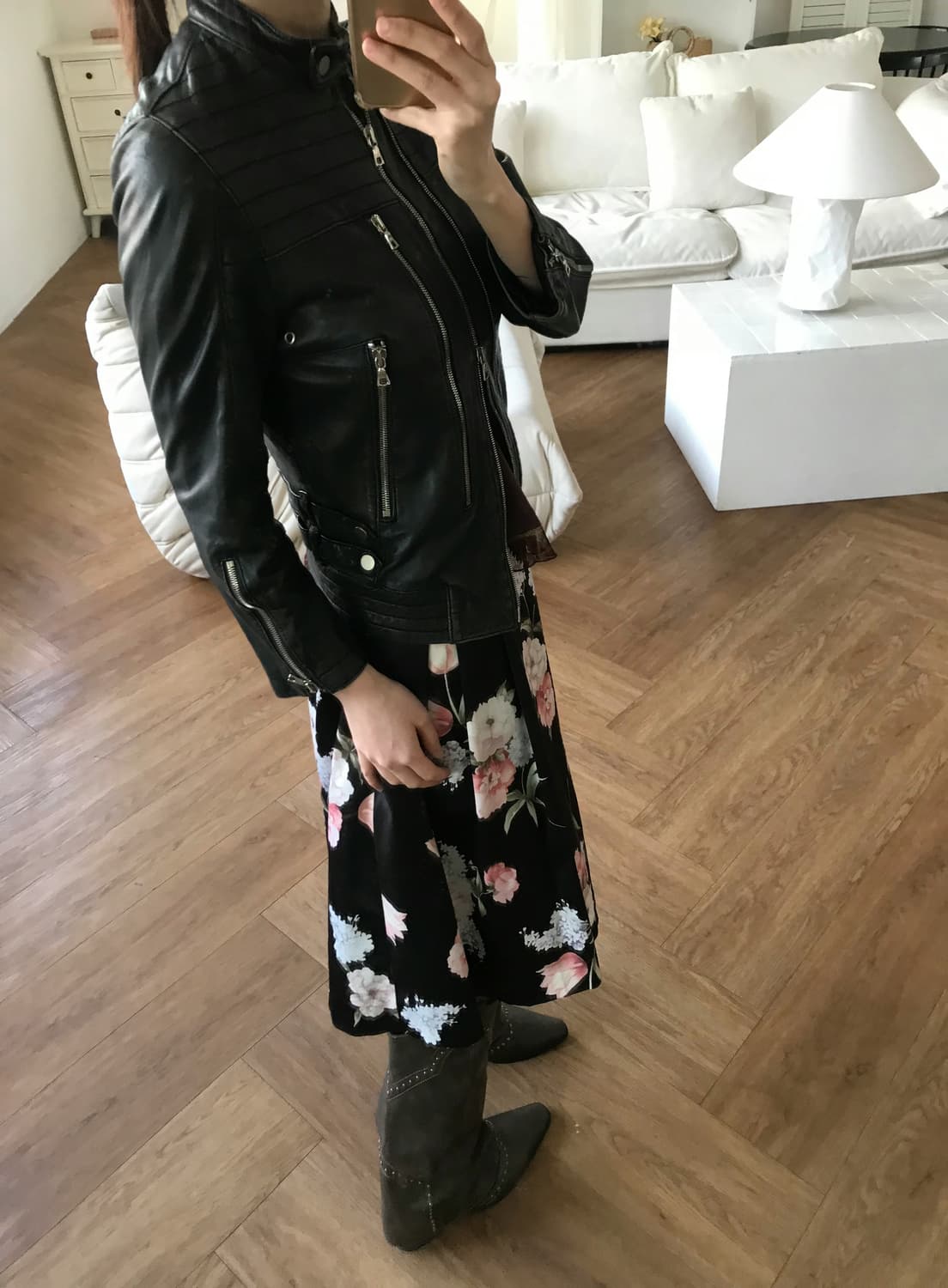 vintage leather jacket 상품이미지4