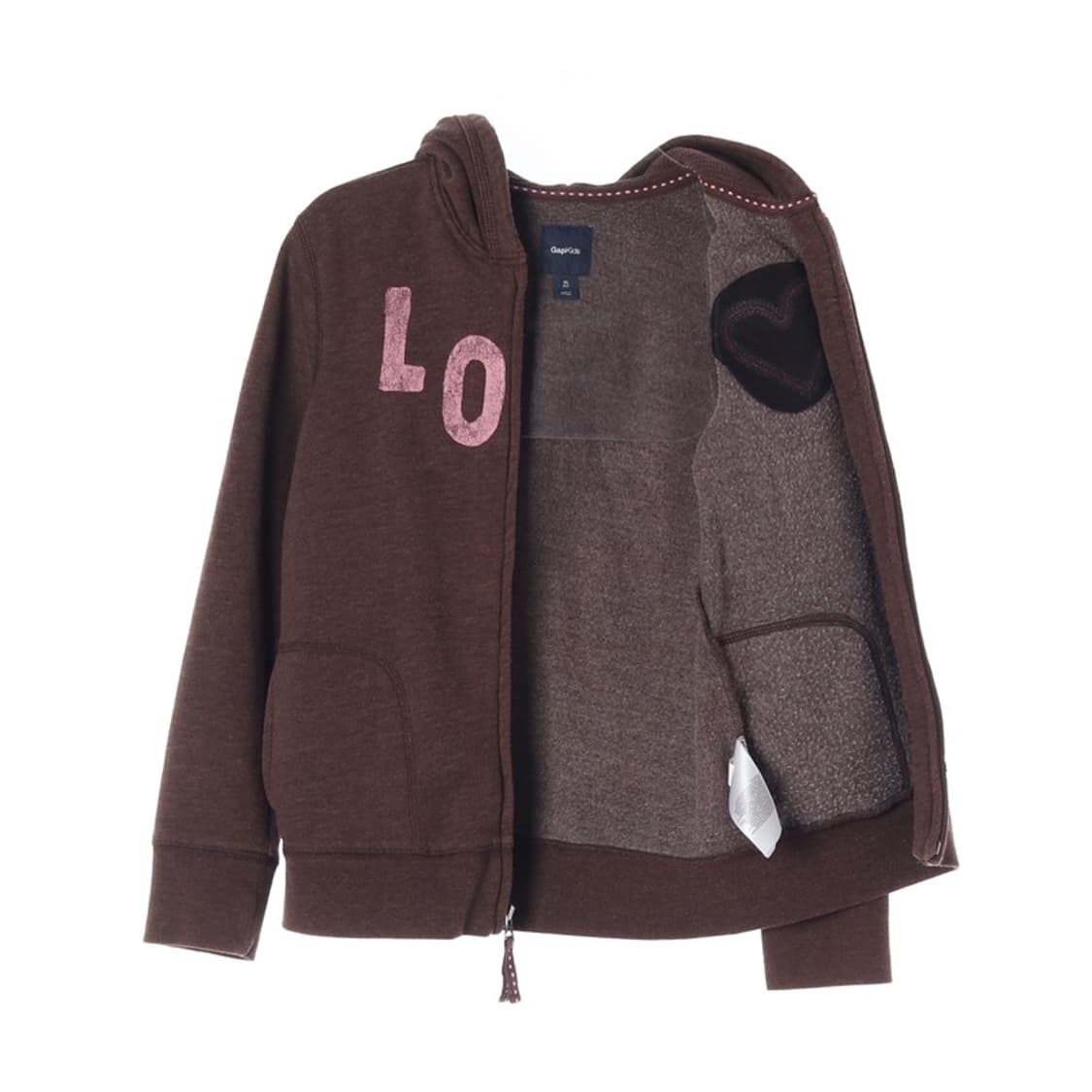 gapkids 하트 패치 후드 집업 XL(12) 상품이미지2