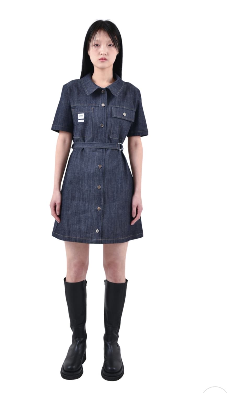 카타르시스 데일리 미니 원피스 진청 S 상품이미지3