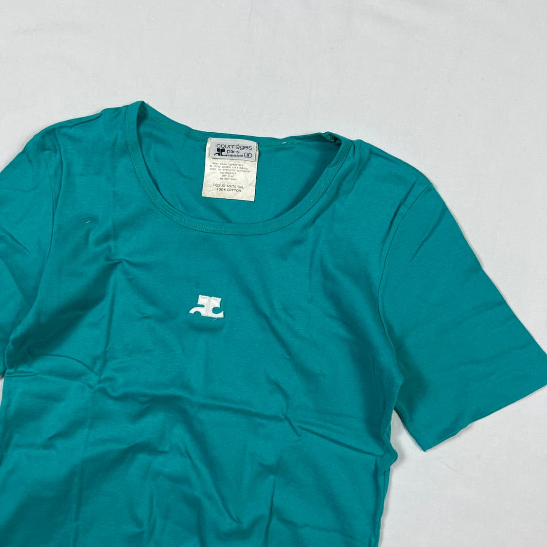 80‘s 꾸레주 꾸레쥬 courreges 로고 반팔티 상품이미지2
