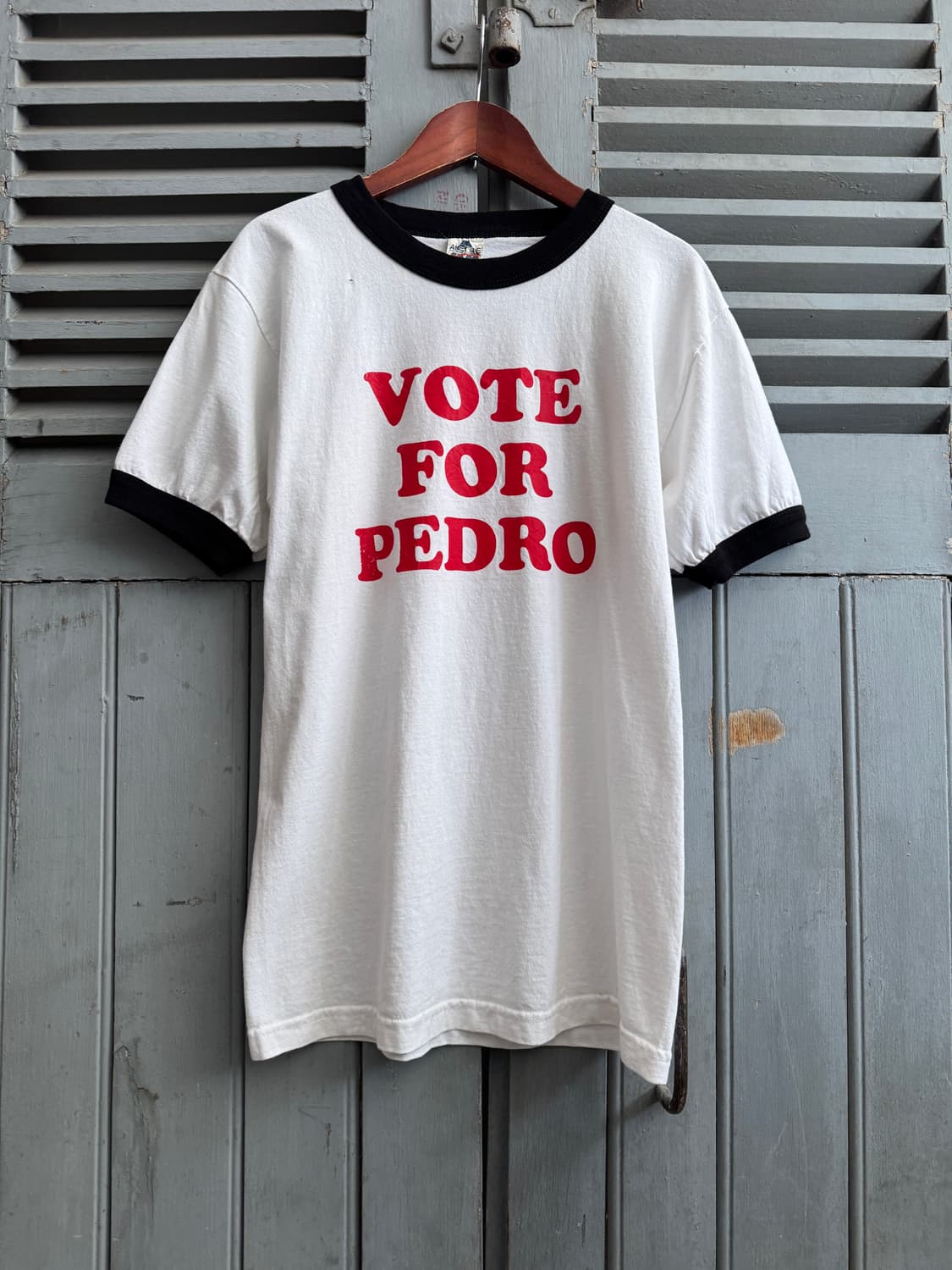 [S]USA 빈티지 VOTE FOR PEDRO 링거 티셔츠 상품이미지2