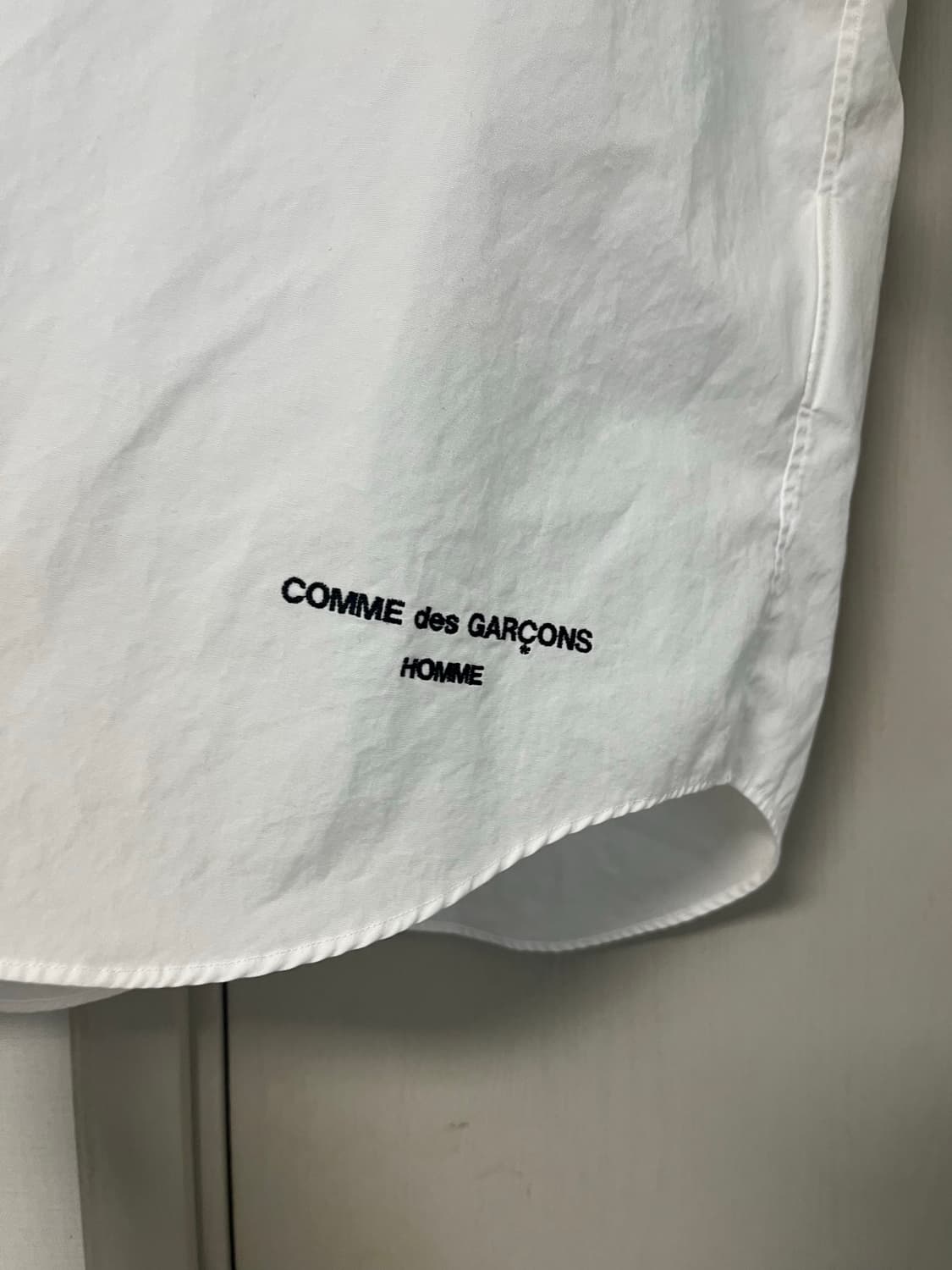 꼼데가르송 옴므 화이트 셔츠 상품이미지1