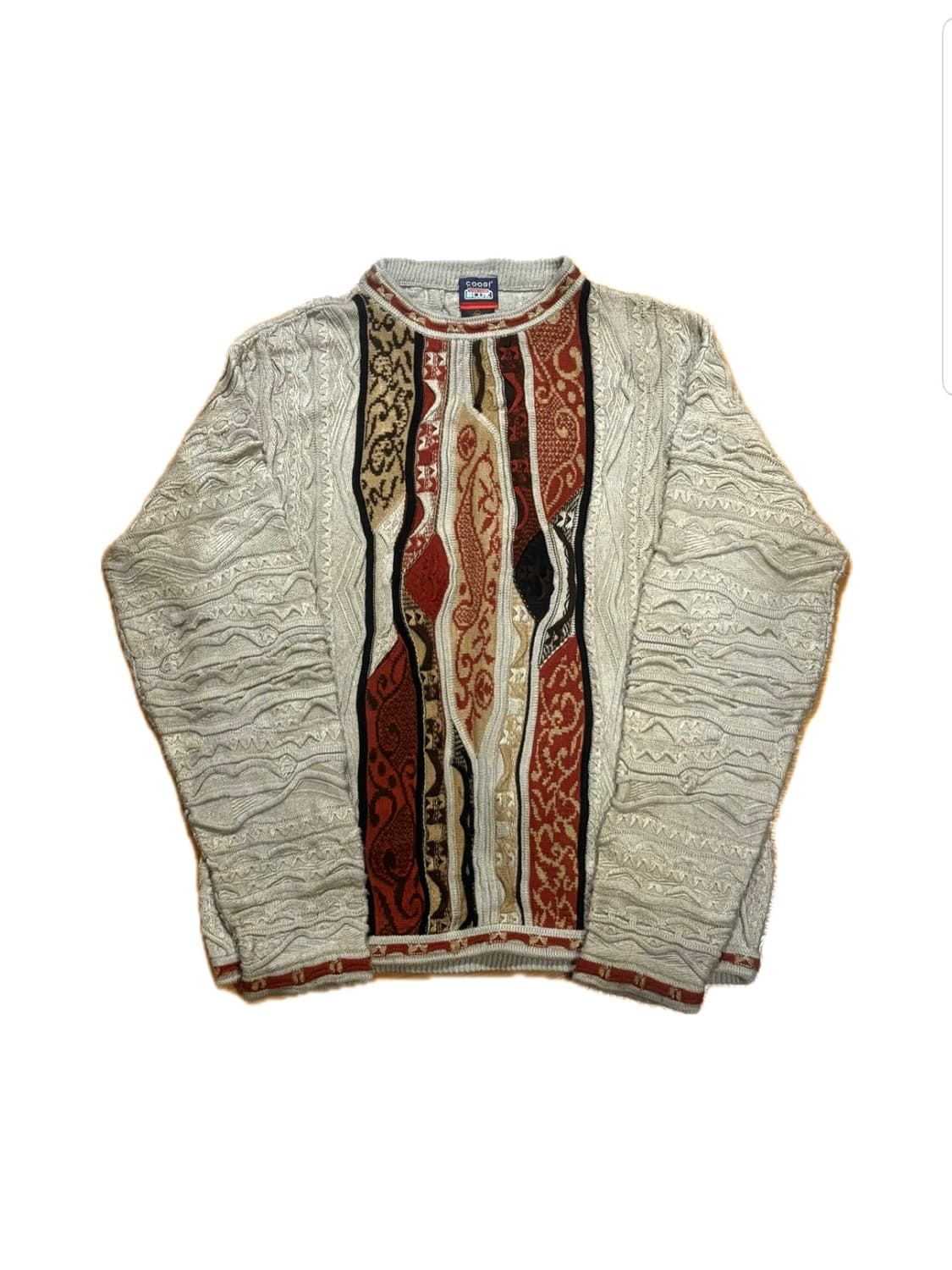 쿠지 케이블 니트 상품이미지1