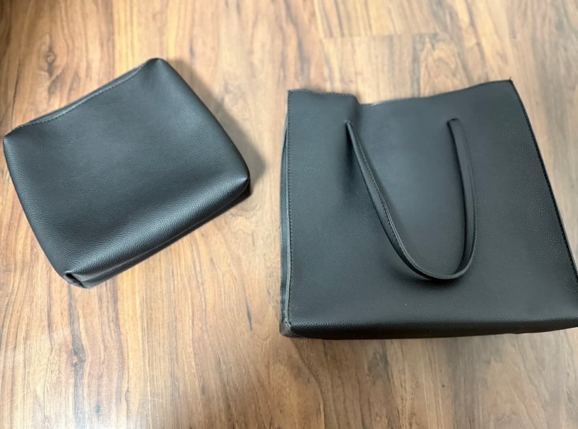 블랙 토트백 파우치 세트 상품이미지1