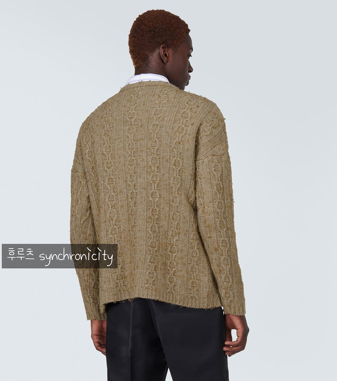아워레가시 팝오버 라운드넥 니트 50 상품이미지4